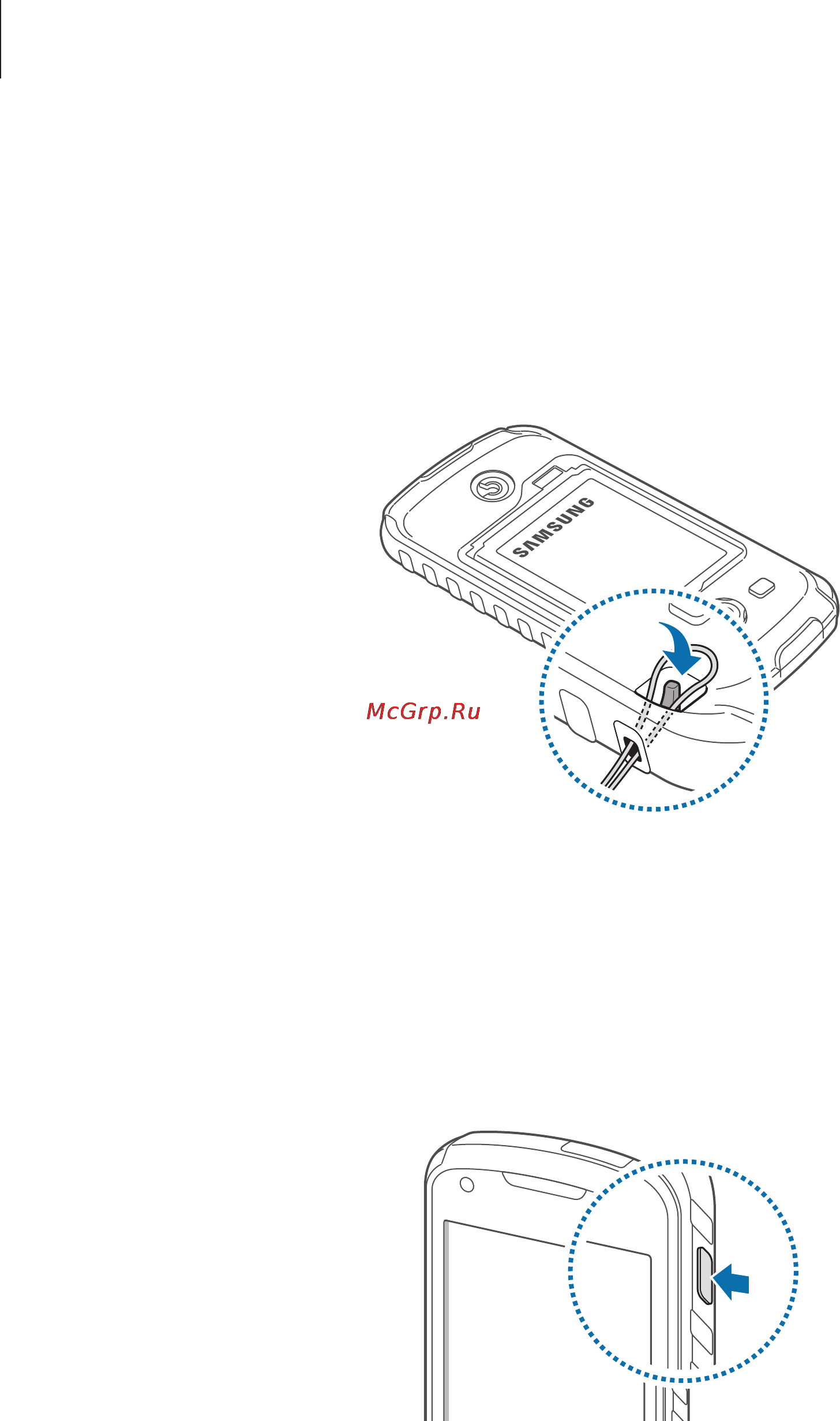 Samsung galaxy xcover 2 gt-s7710 black, чёрно-красный [18/113] Включение и выключение устройства