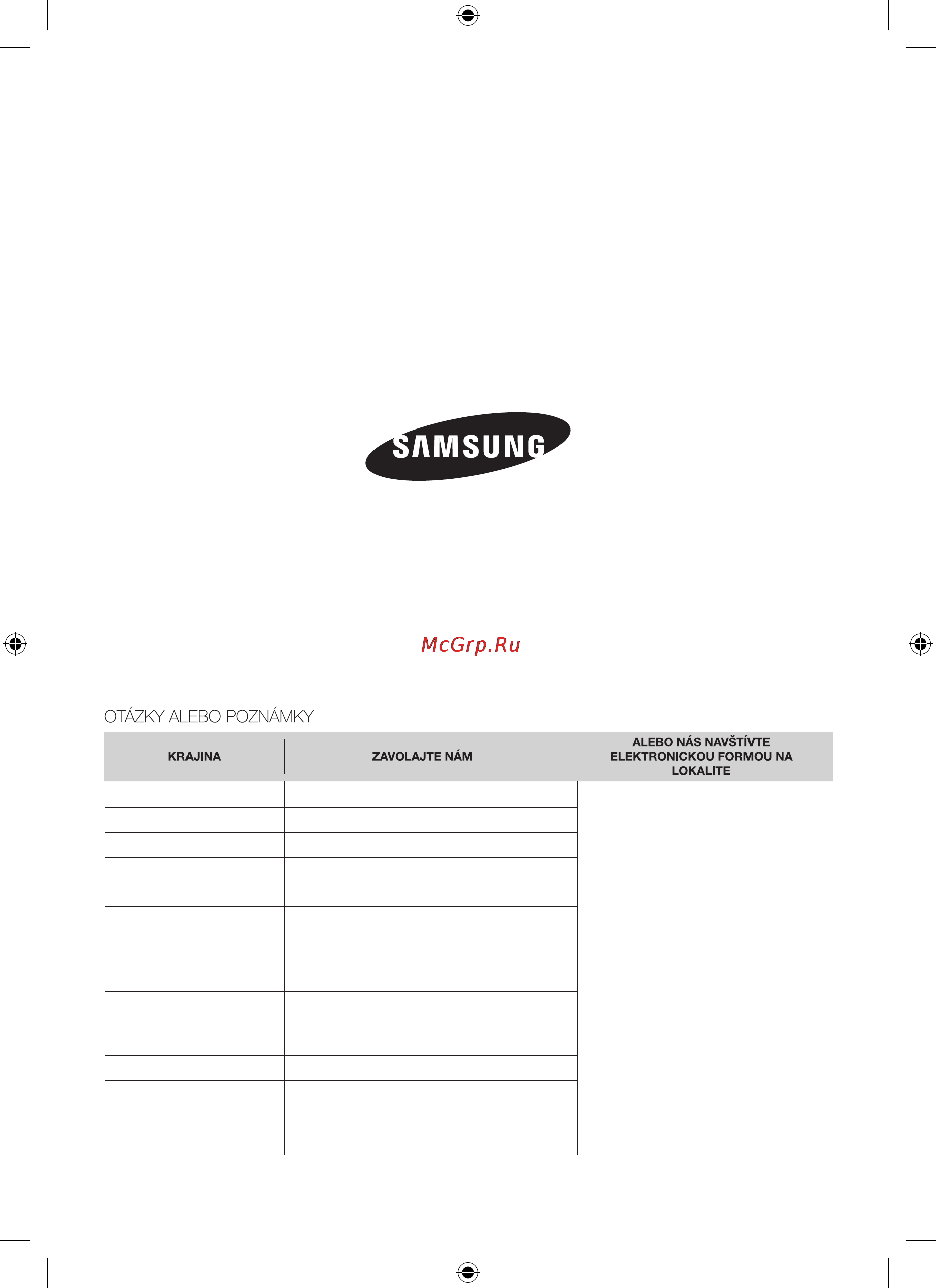 Samsung ctn464kc01 [108/180] Kód č dg68 00330a 02