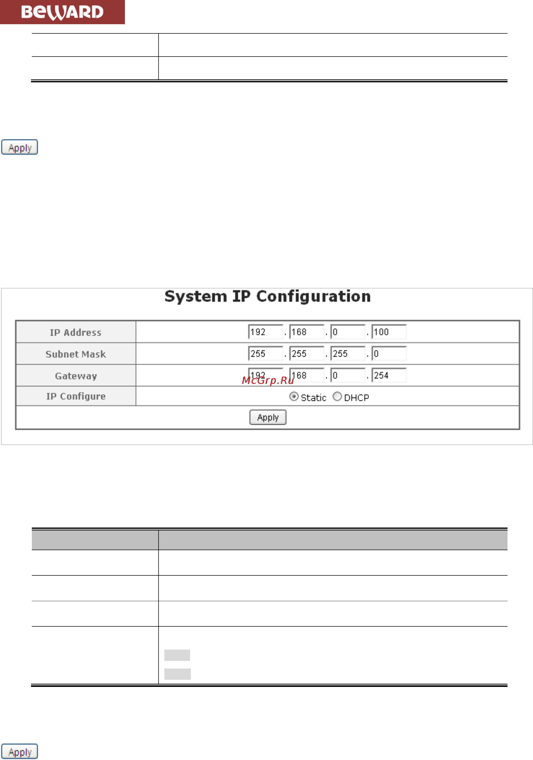BEWARD STW-16P8 [31/105] Ip configurations