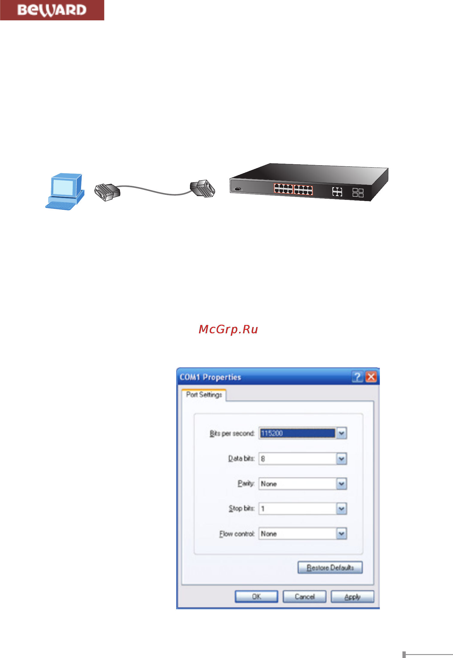 BEWARD STW-02404HPF [5/12] Terminal setup