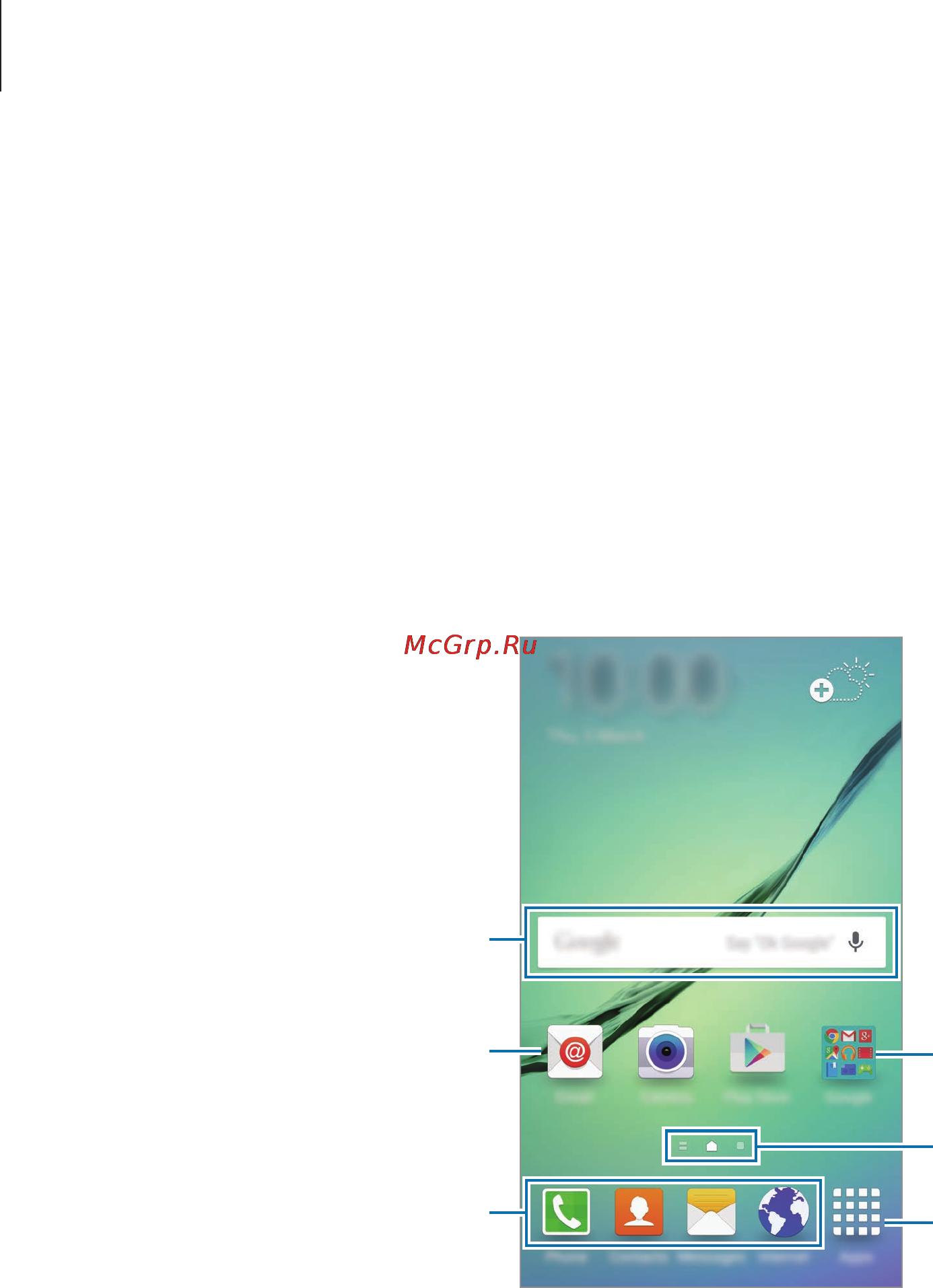 Samsung sm-g925 galaxy s6 edge 32gb white [19/147] Главный экран