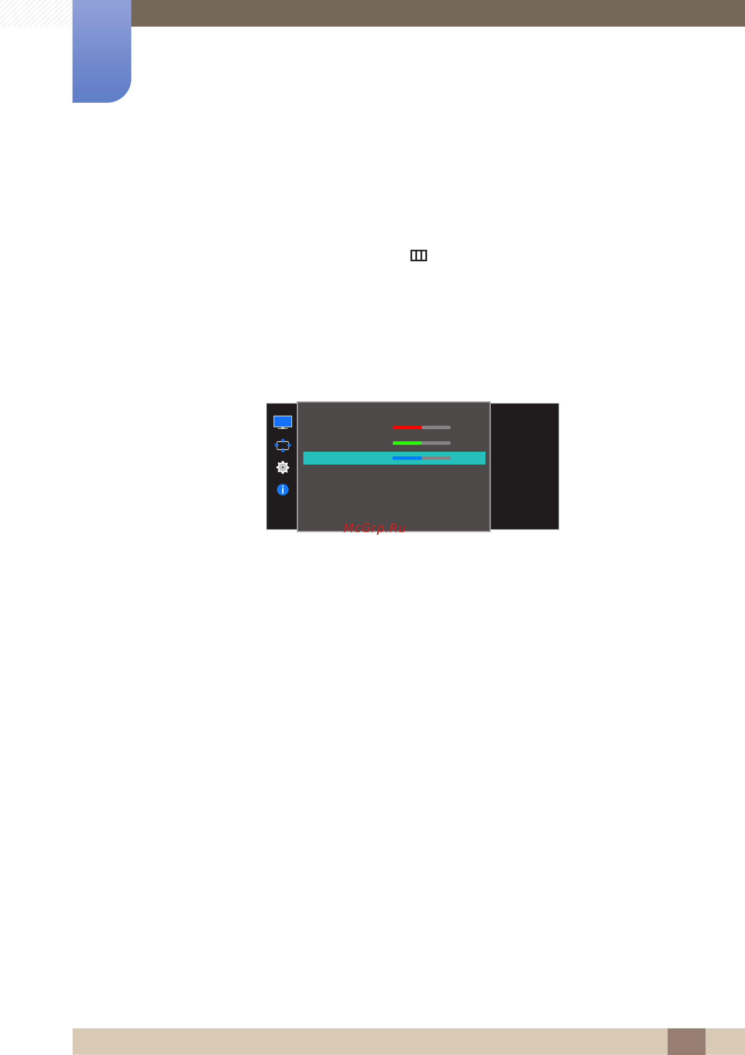 Samsung s27e591c [42/101] Configuring blue