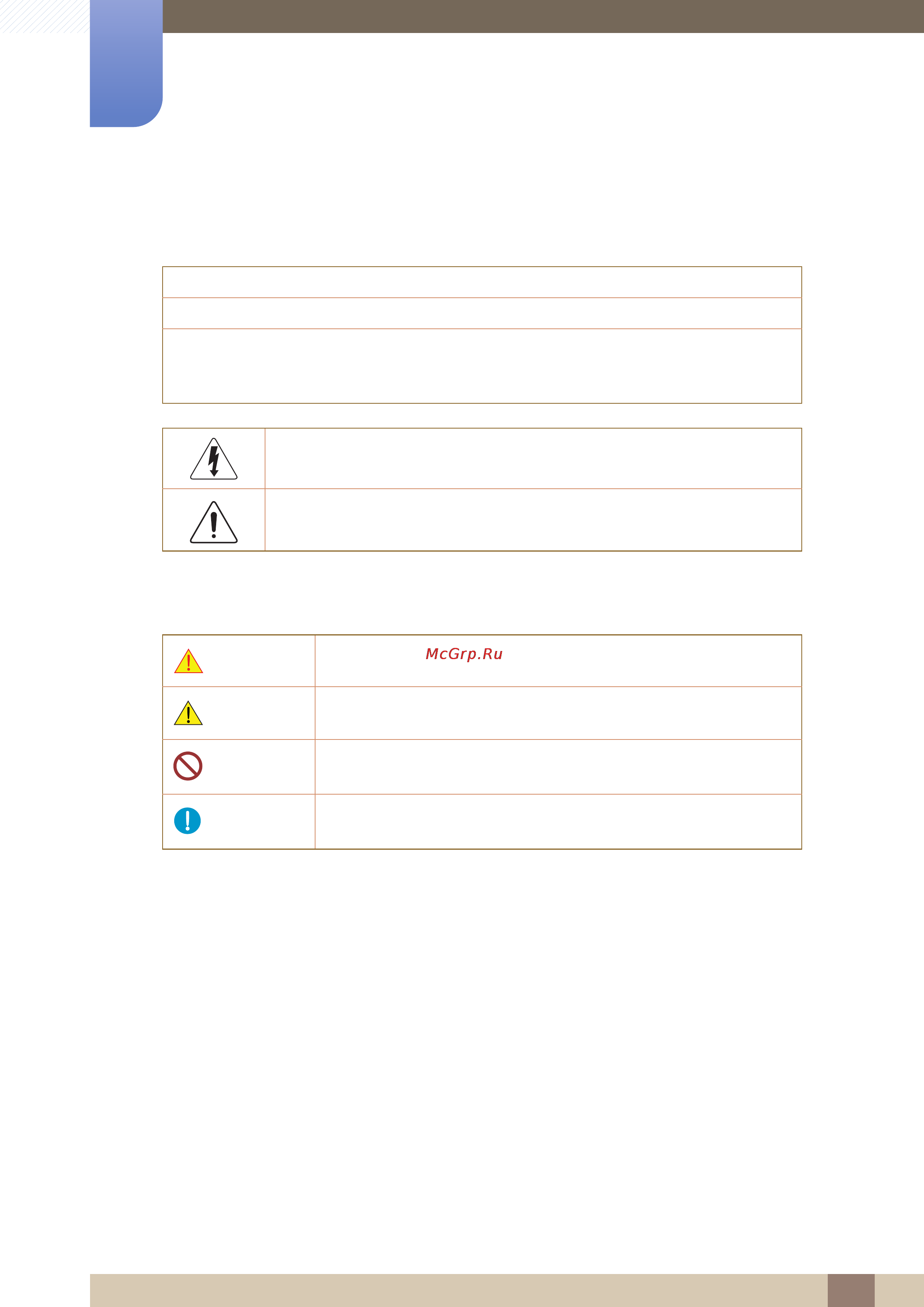 Samsung s27e591c [9/101] Safety precautions