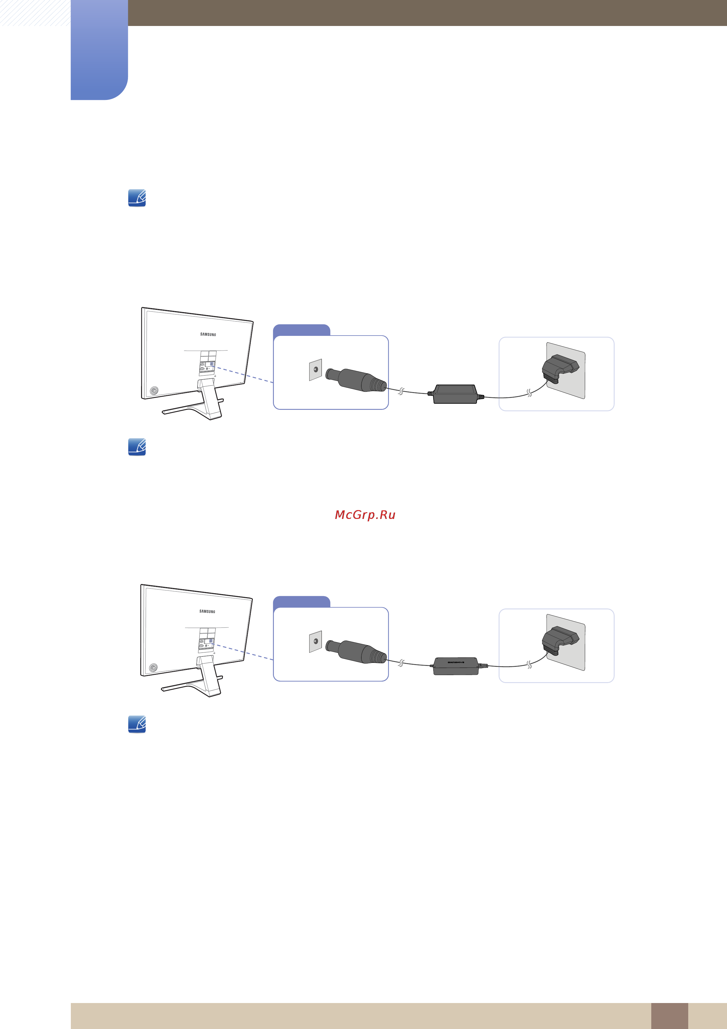 Samsung s24e391hl [32/98] Connecting the power