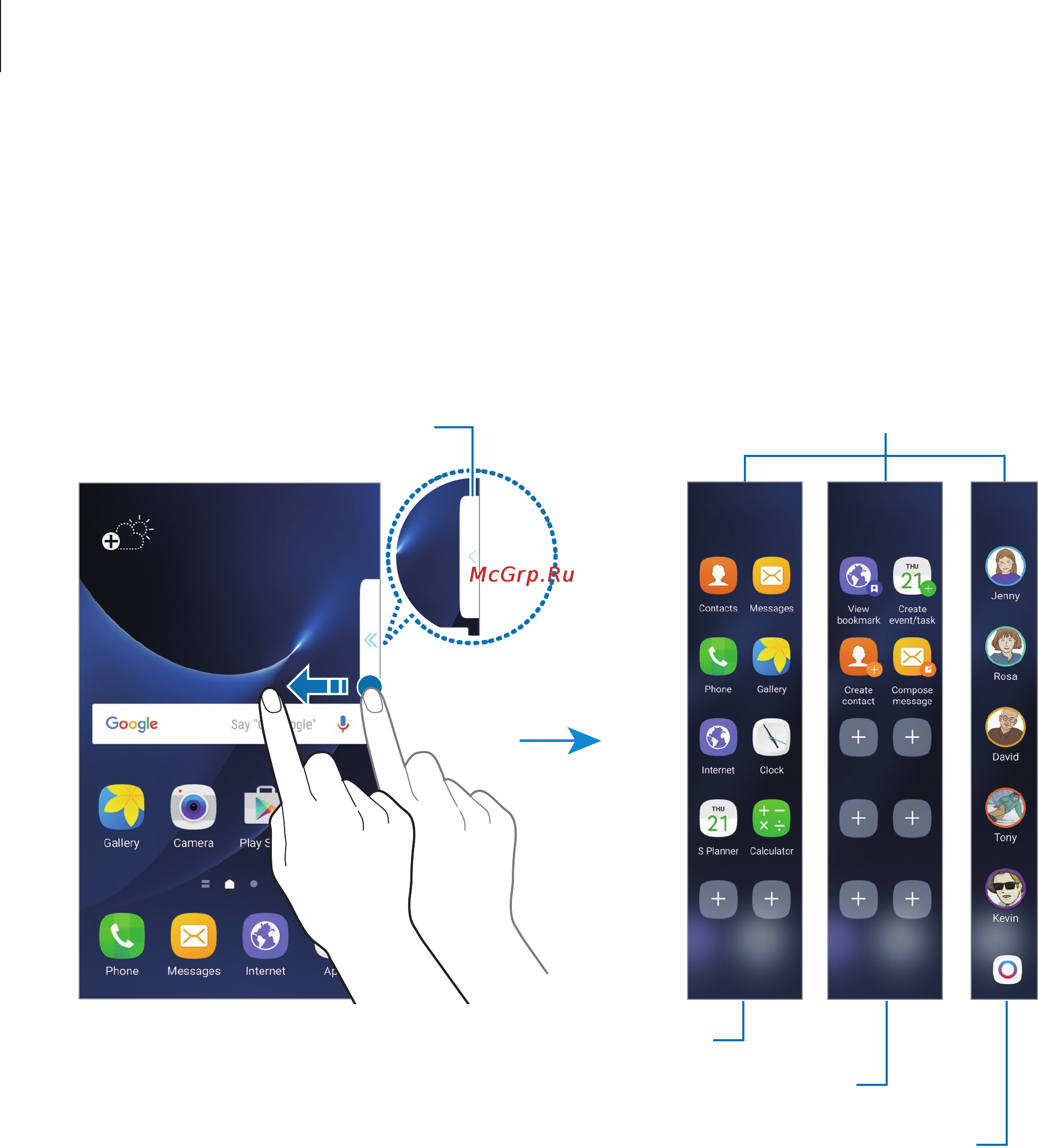 Samsung sm-g935 galaxy s7 edge 32gb [36/183] Using the edge panels