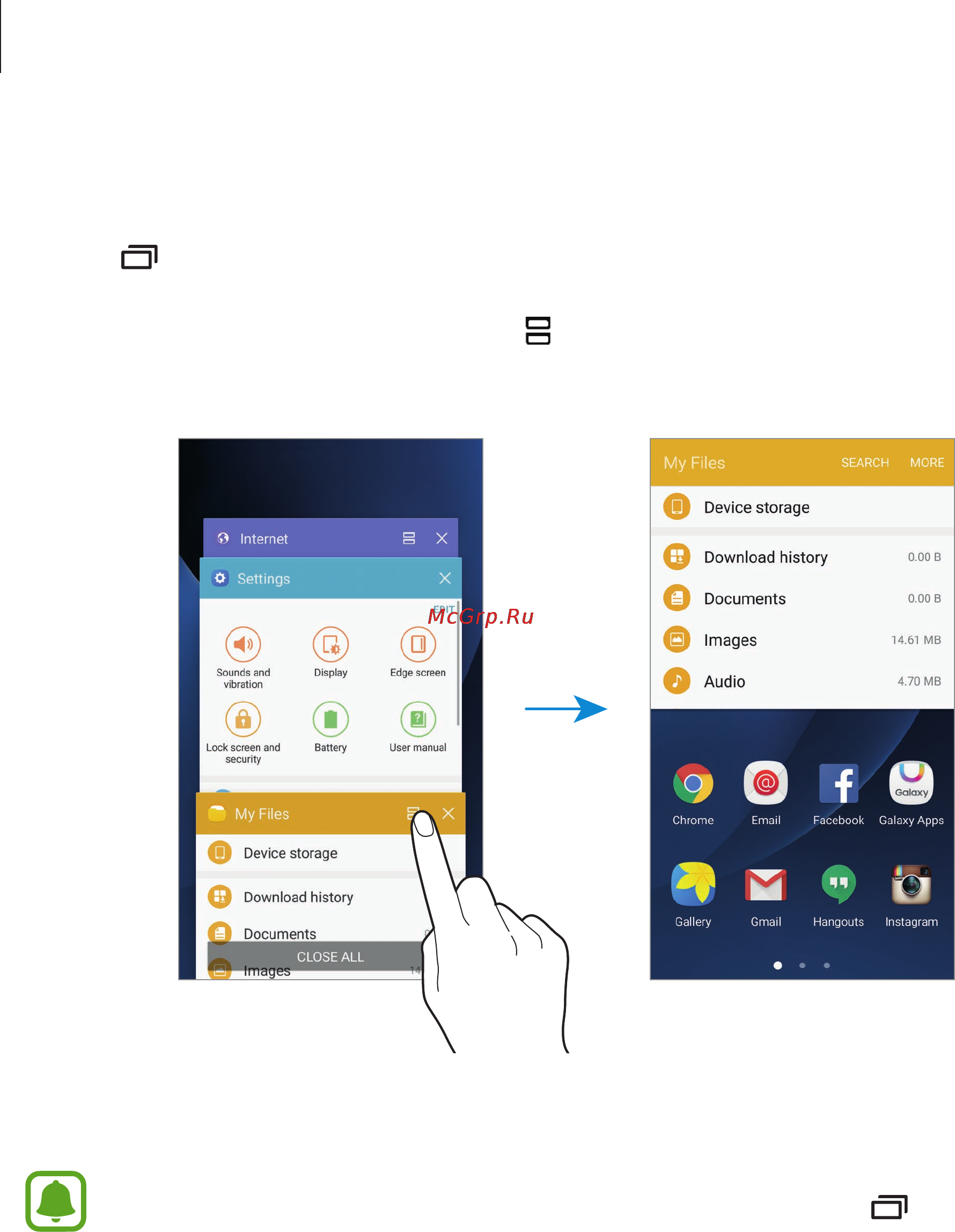 Samsung sm-g935 galaxy s7 edge 32gb [52/183] Split screen view