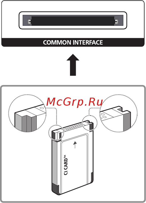 Samsung UE65JS9000 [149/194] Подключение карты ci или ci к слоту common interface