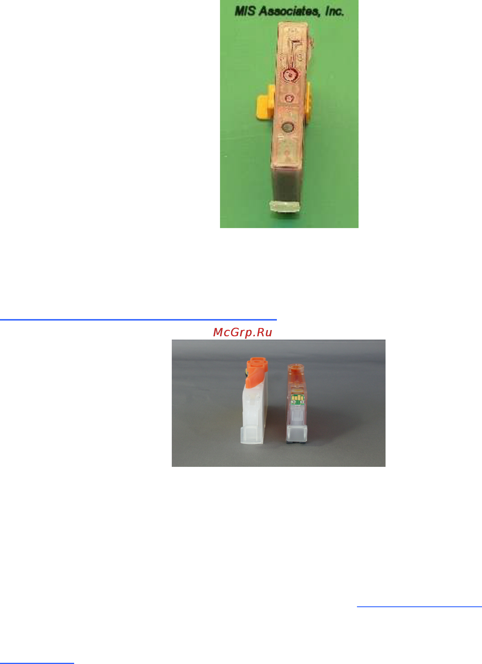 Canon CLI-8C [7/12] Chip replacement instructions