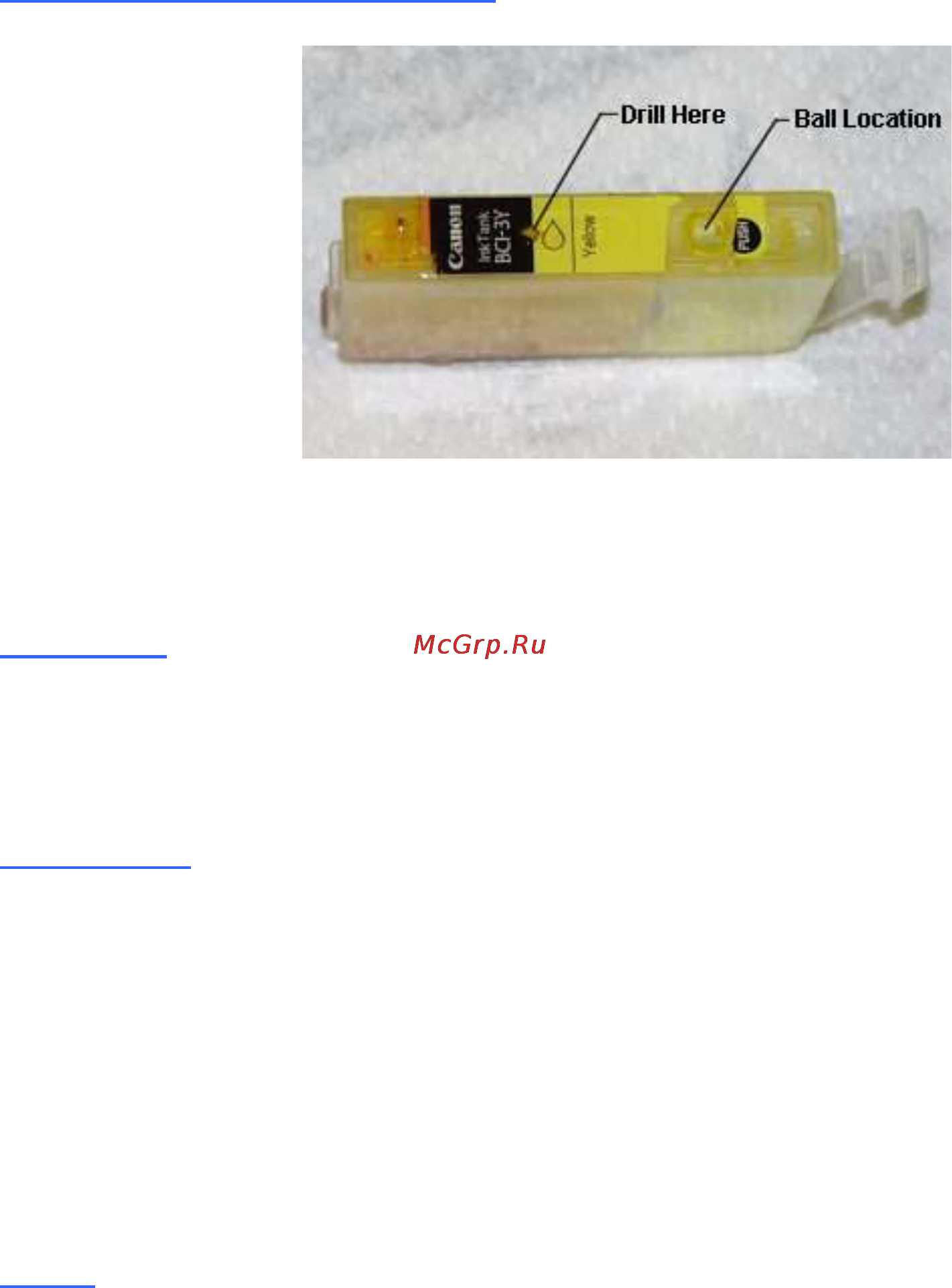 Canon CLI-8C [9/12] Oem refill instructions