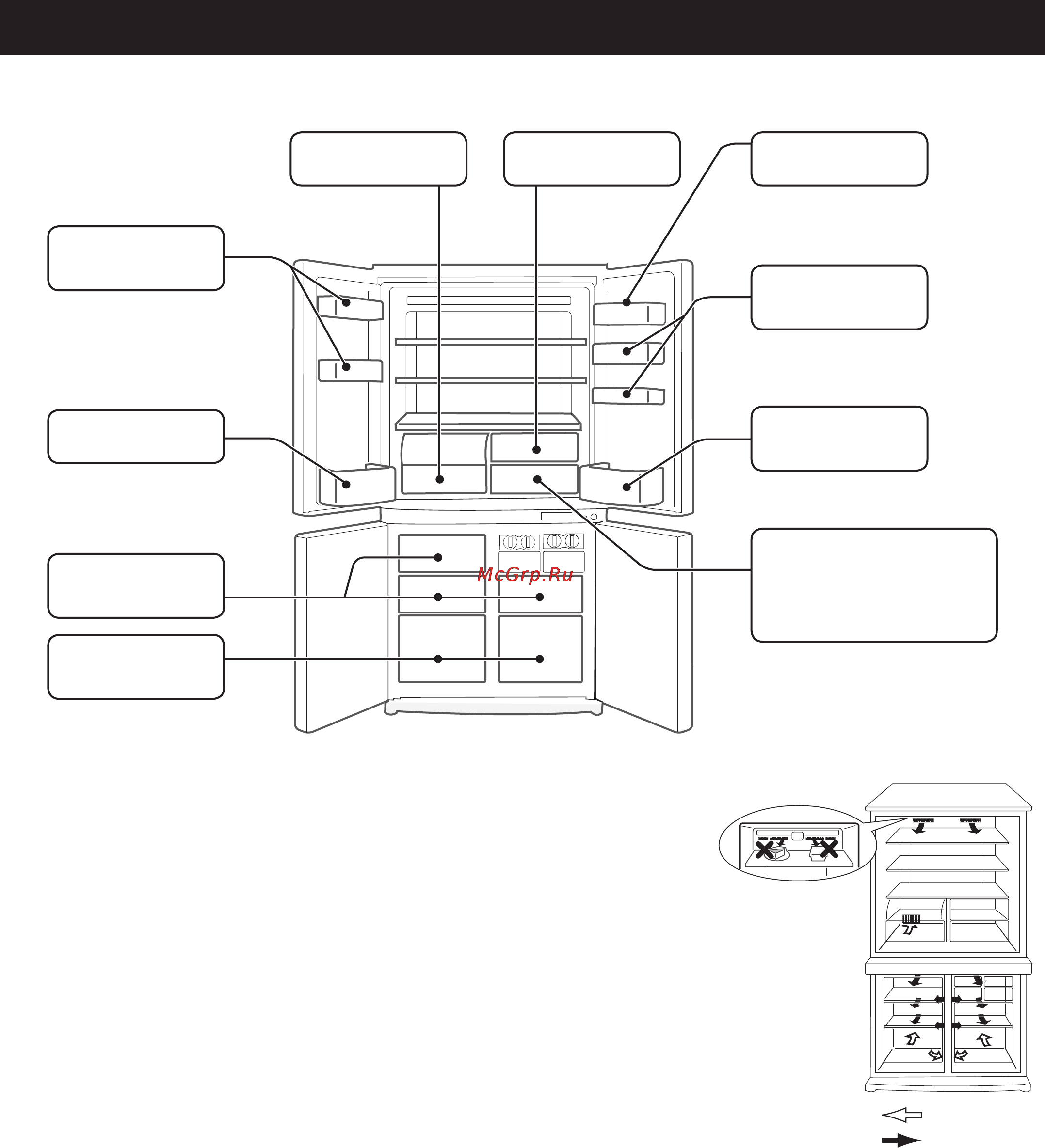 Sharp sj-f95stsl [14/16] Storing food