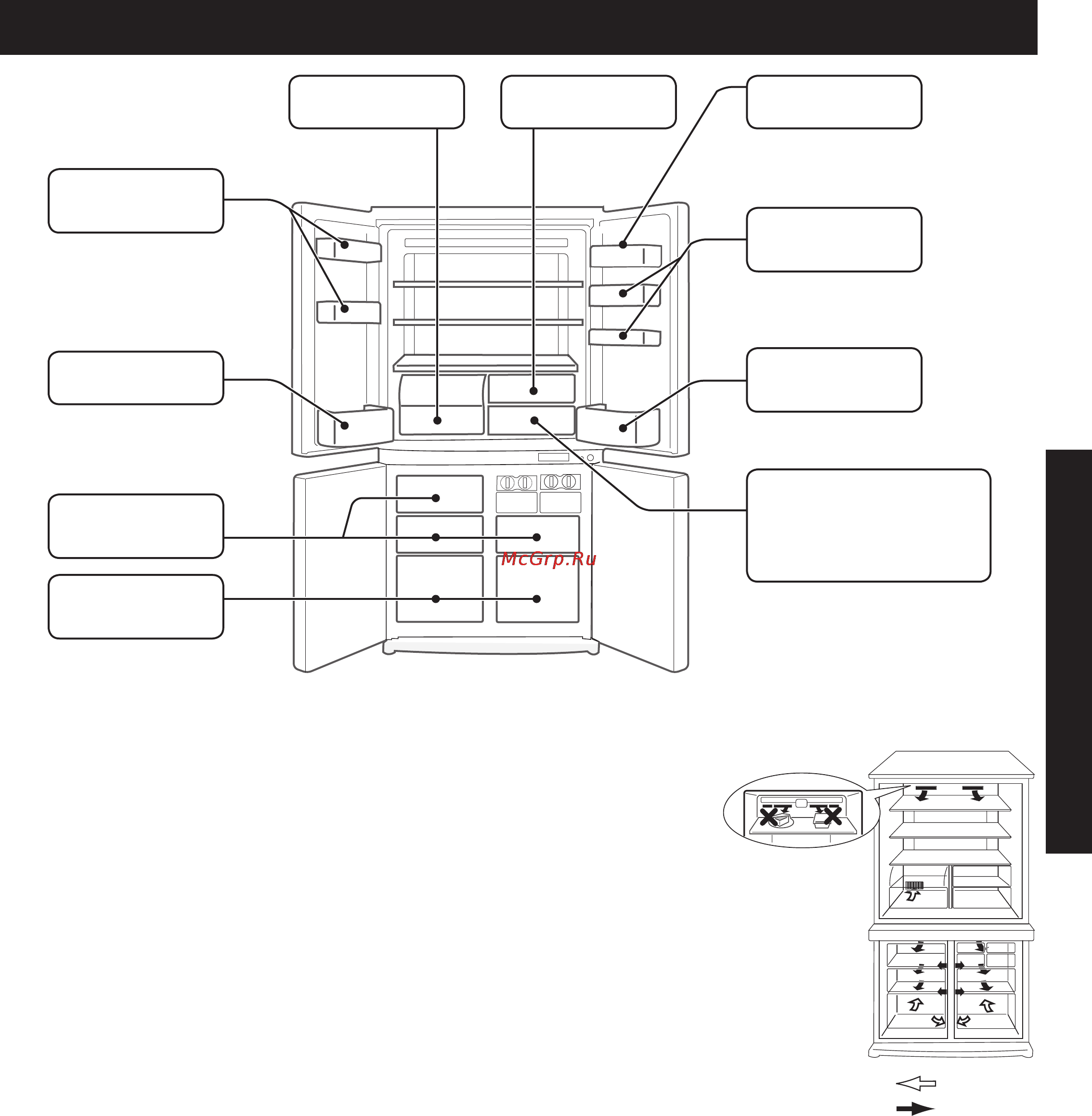 Sharp sj-f95stsl [7/16] Хранение продуктов