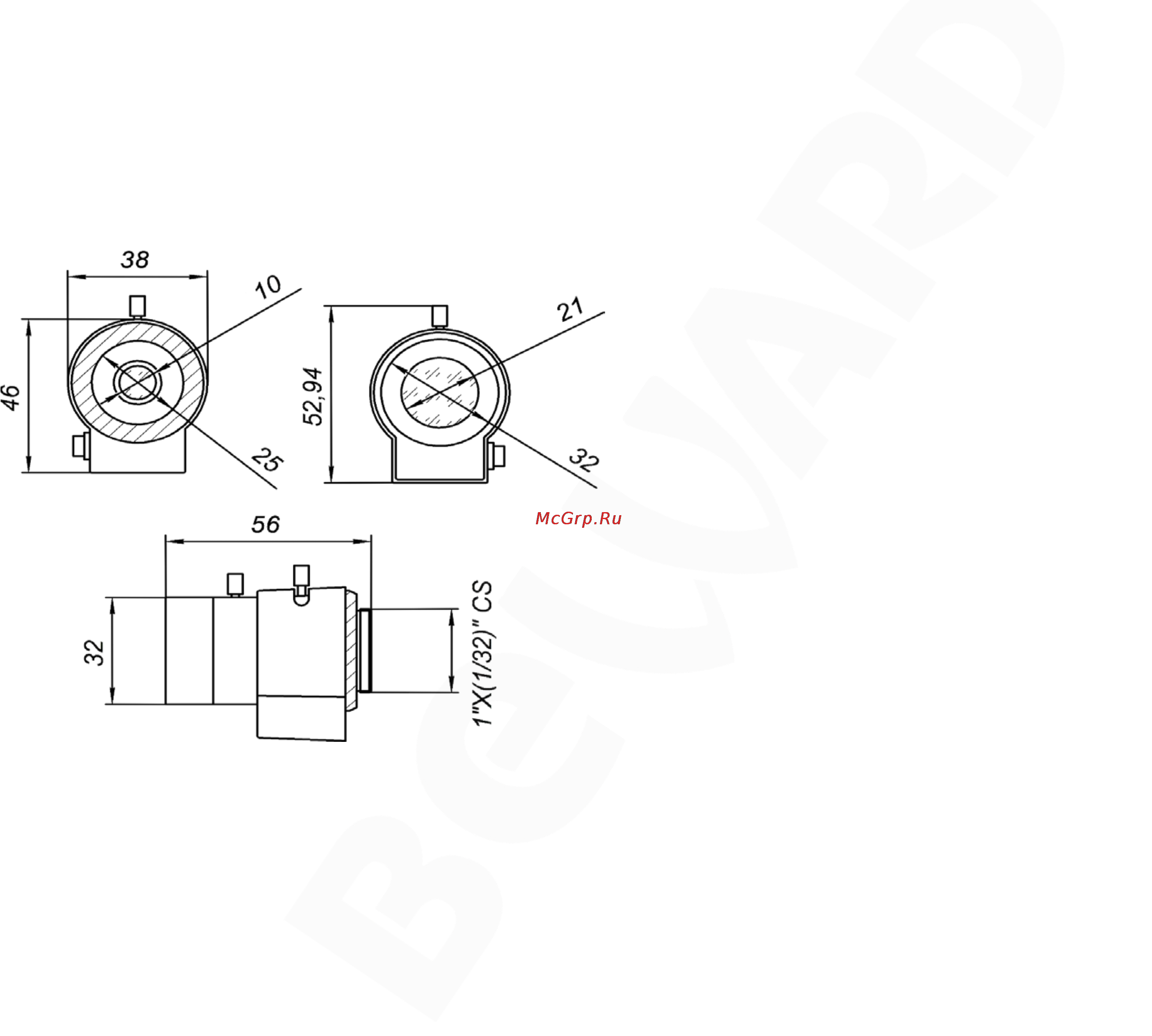 BEWARD B1240AIR [2/2] Габаритный чертеж