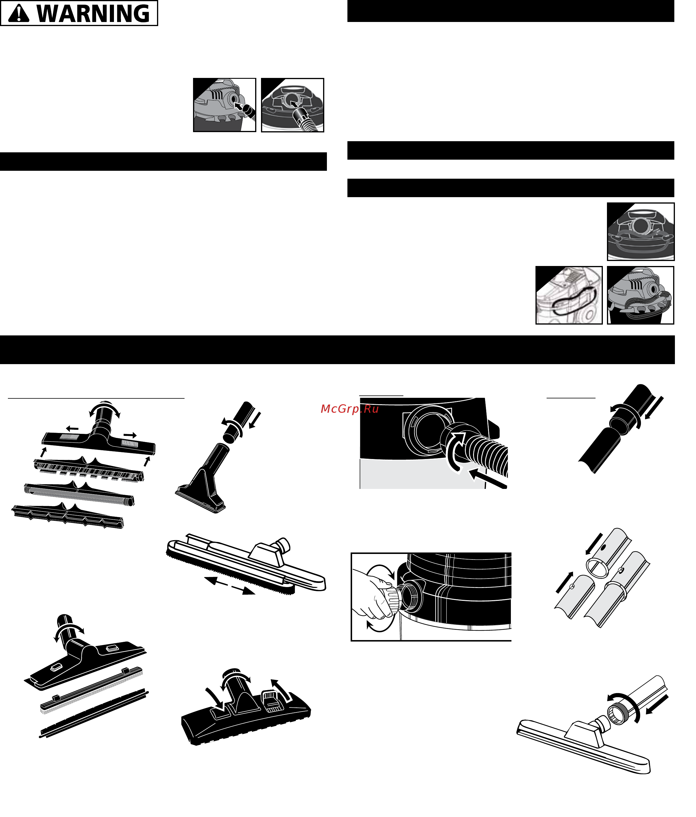 Shop-Vac pro 30-si [8/9] Accessories hoses and wands