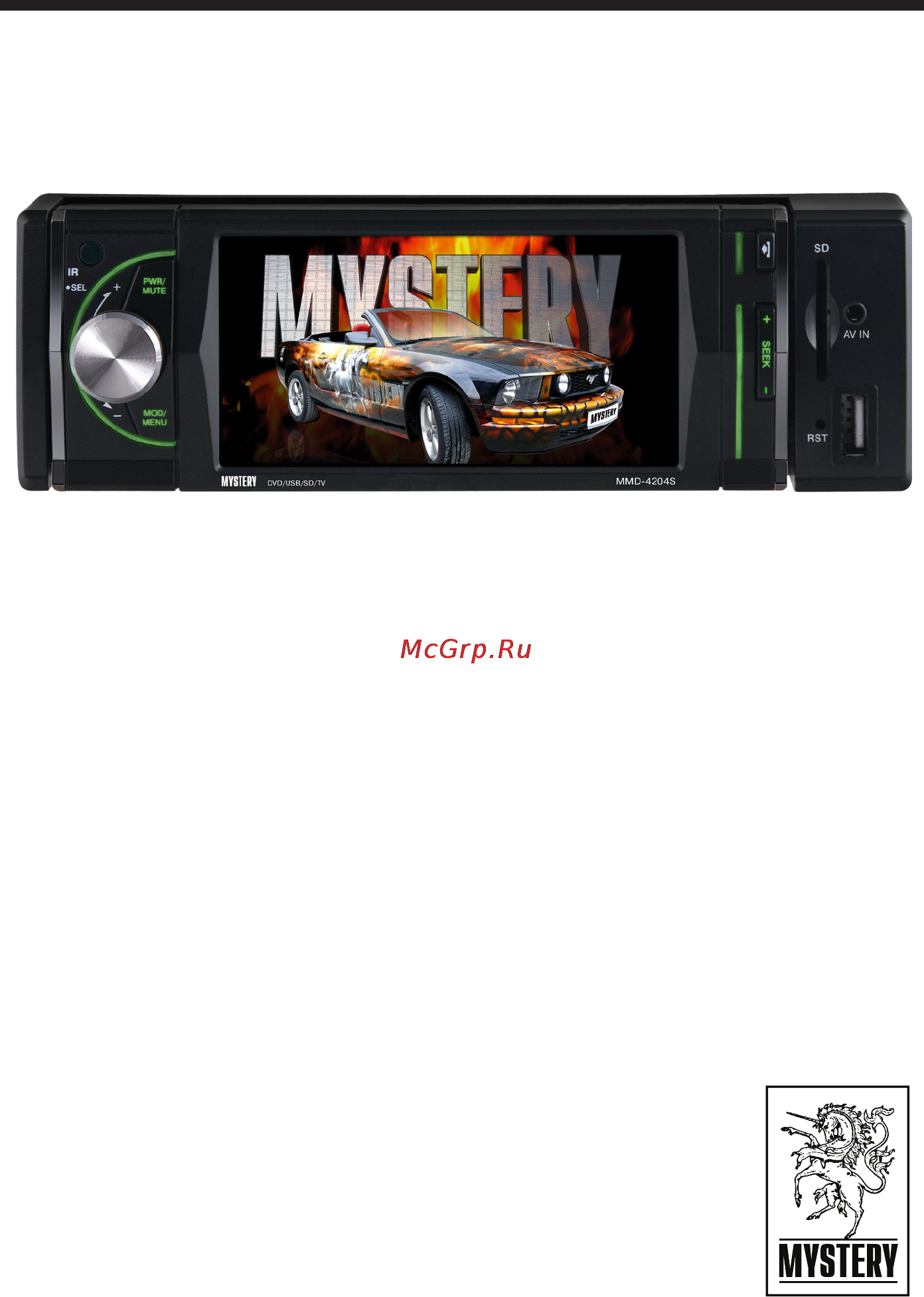 Mystery MMD-4204S Инструкция по эксплуатации онлайн