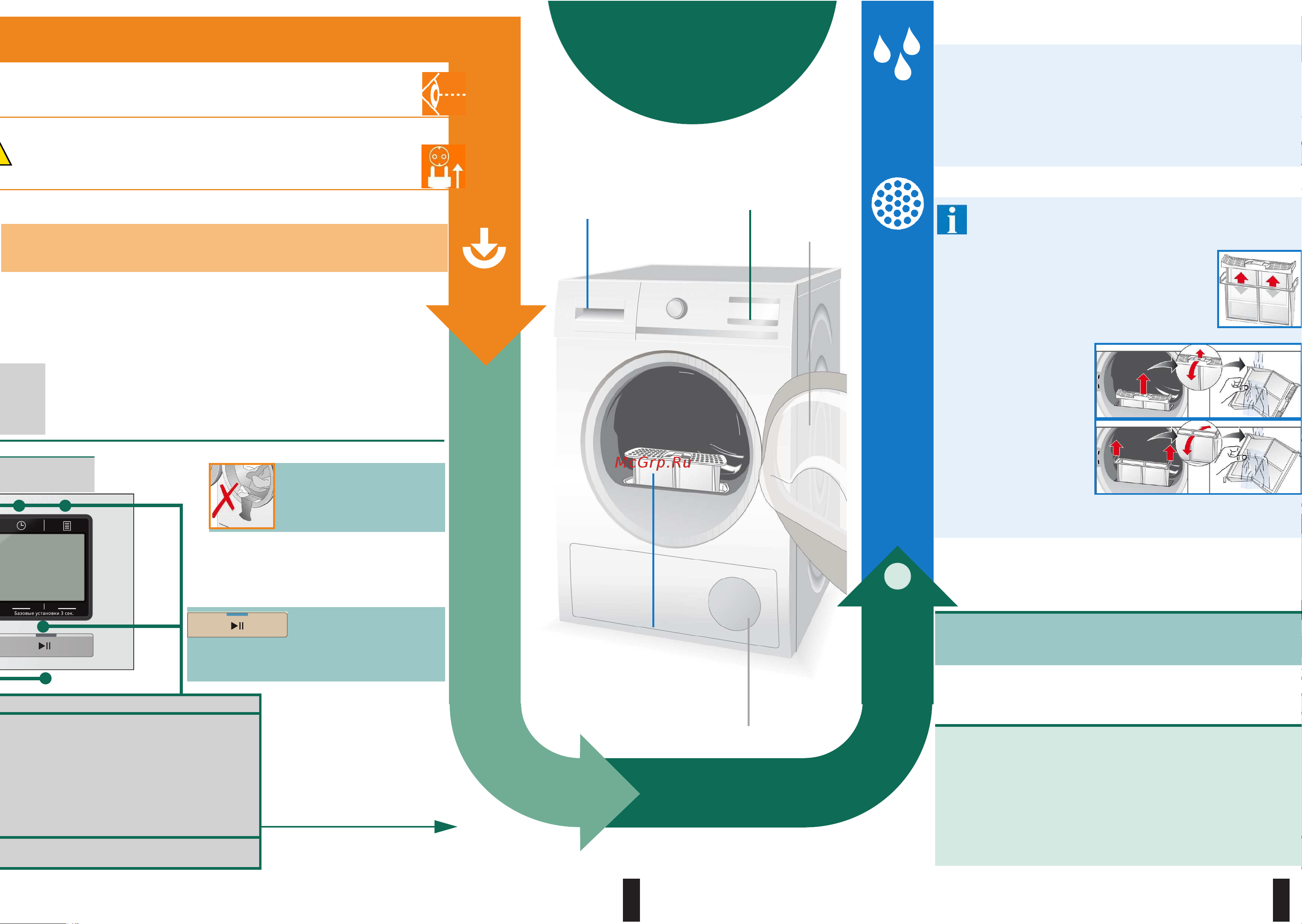 Siemens wt47y781oe [4/10] Сушка