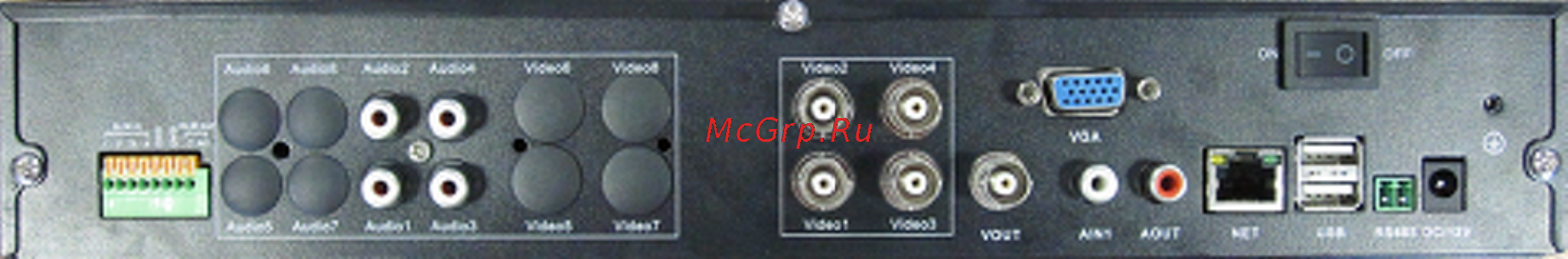 Polyvision PVDR-0477 [10/52] Разъемы аудио и видео