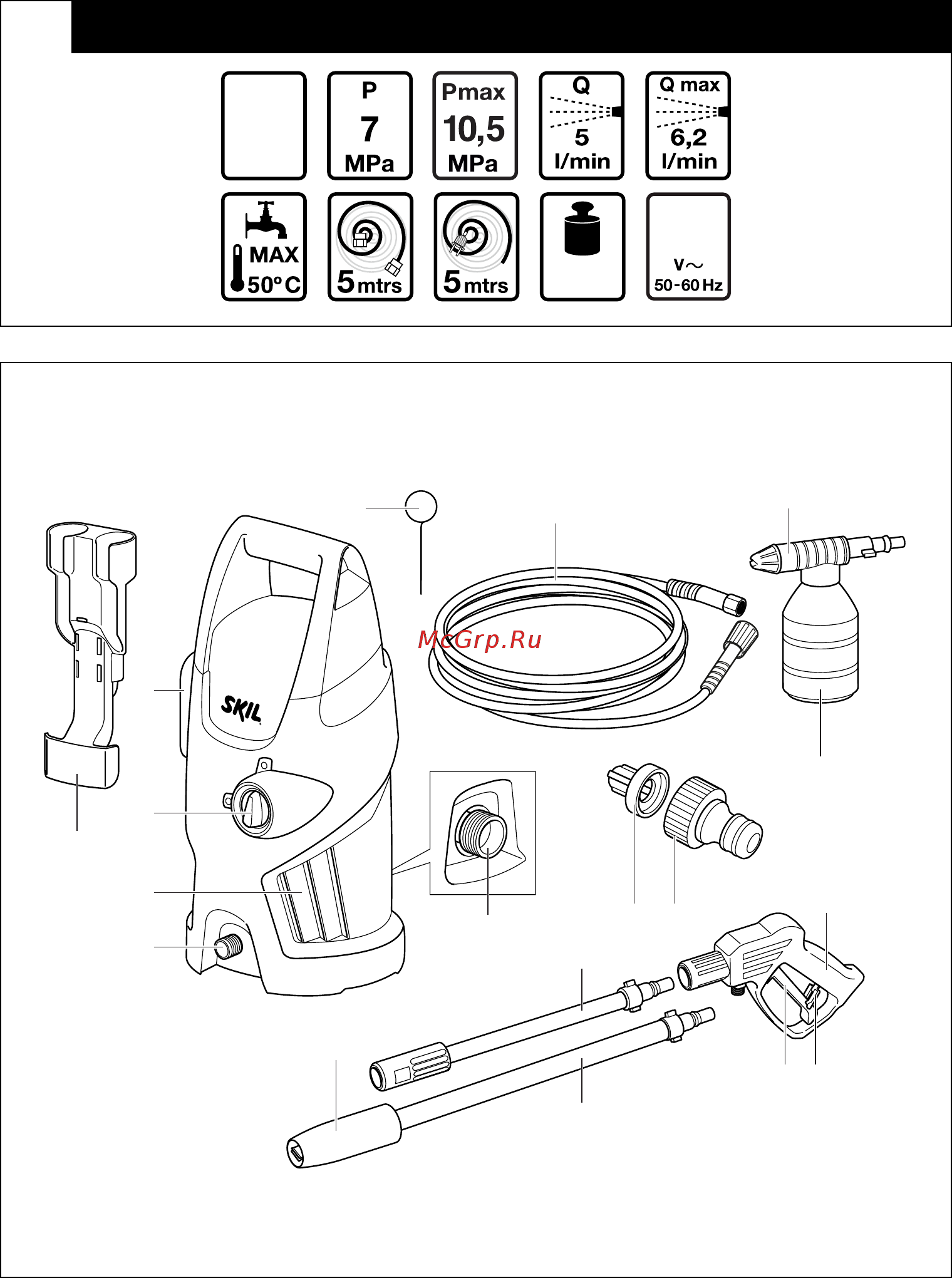 Skil F0150761RA Инструкция по эксплуатации онлайн [2/12] 770289