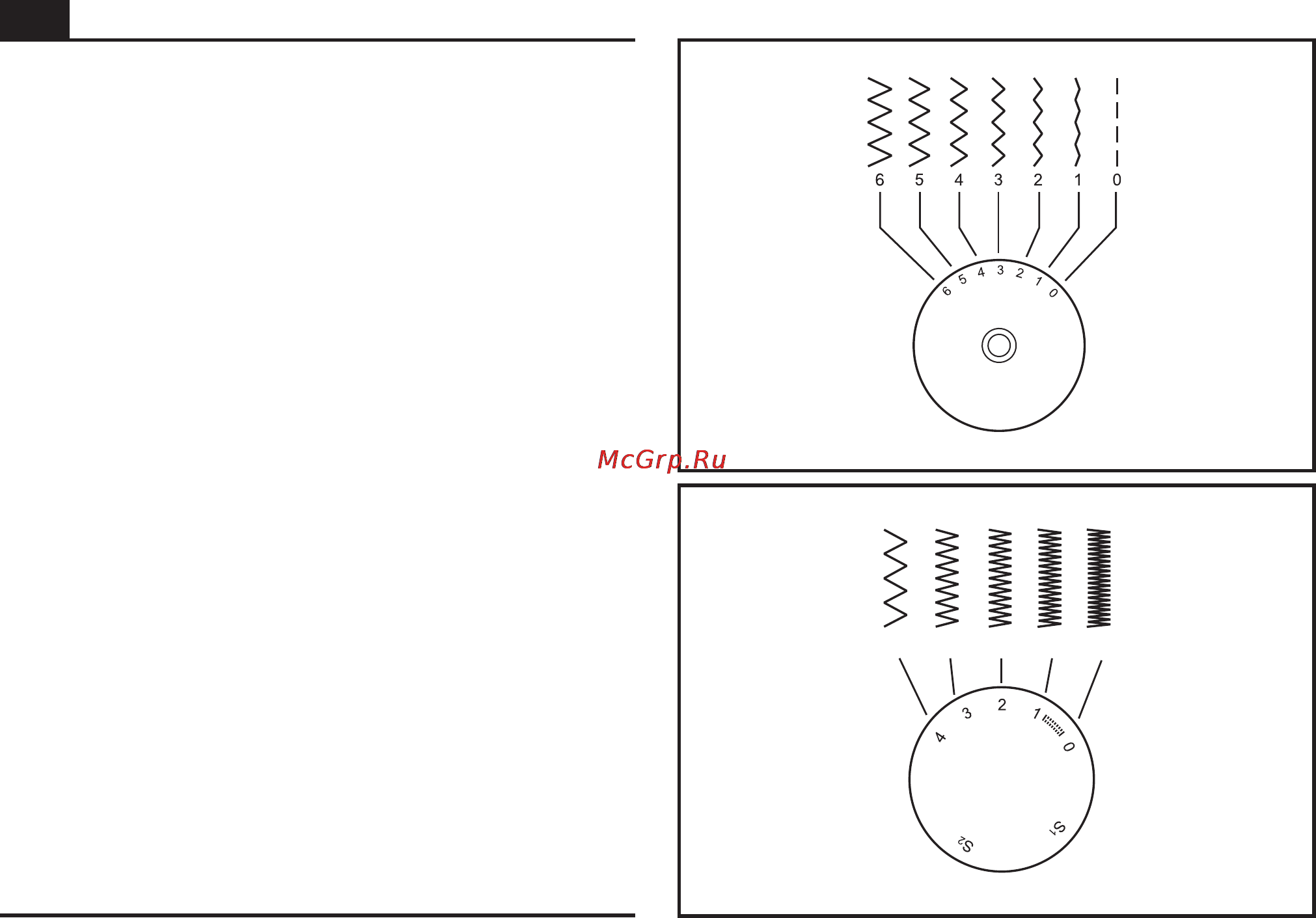 Singer 4432 [35/66] Stitch width dial stitch length dial