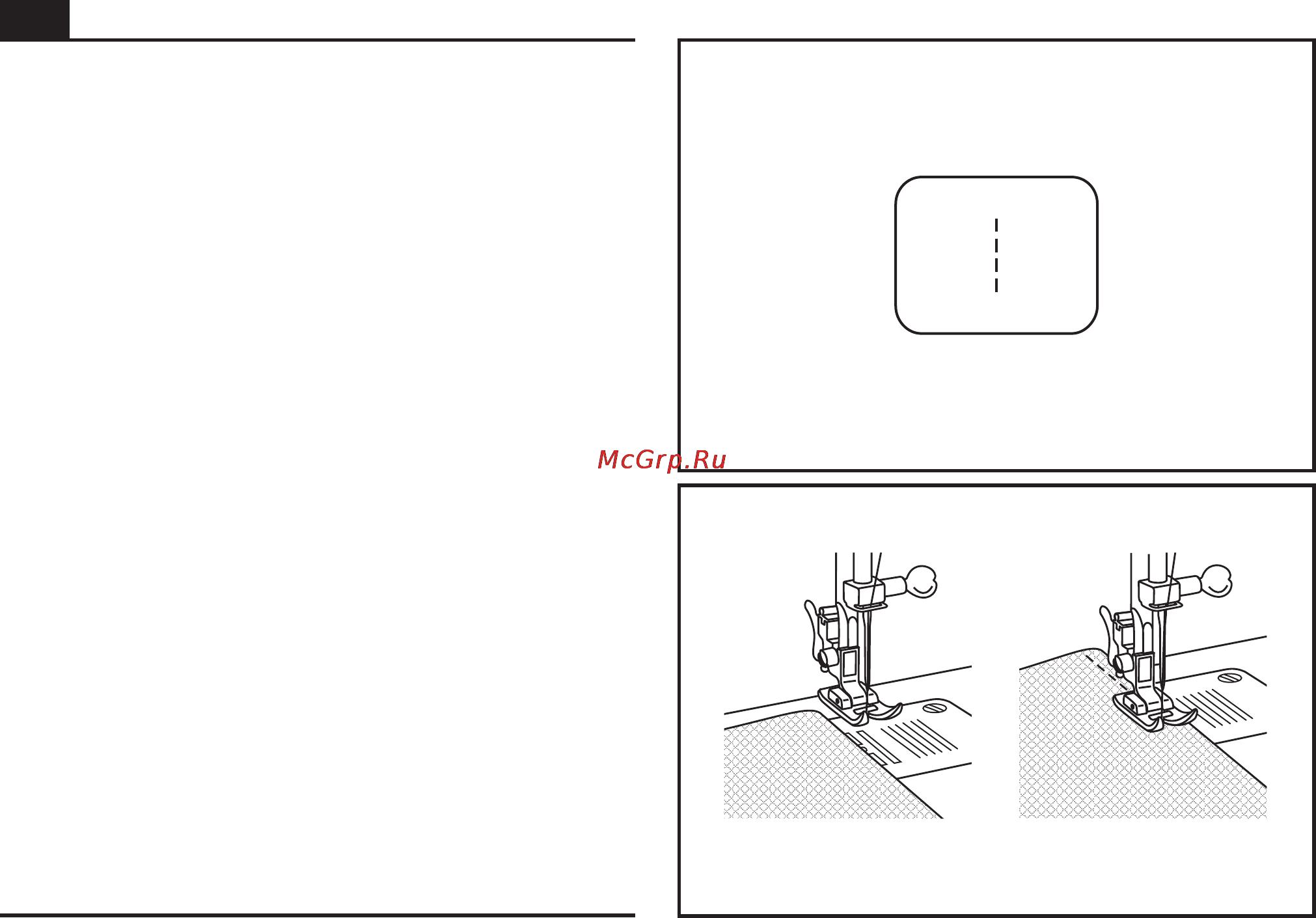Singer 4432 [37/66] Sewing straight stitch