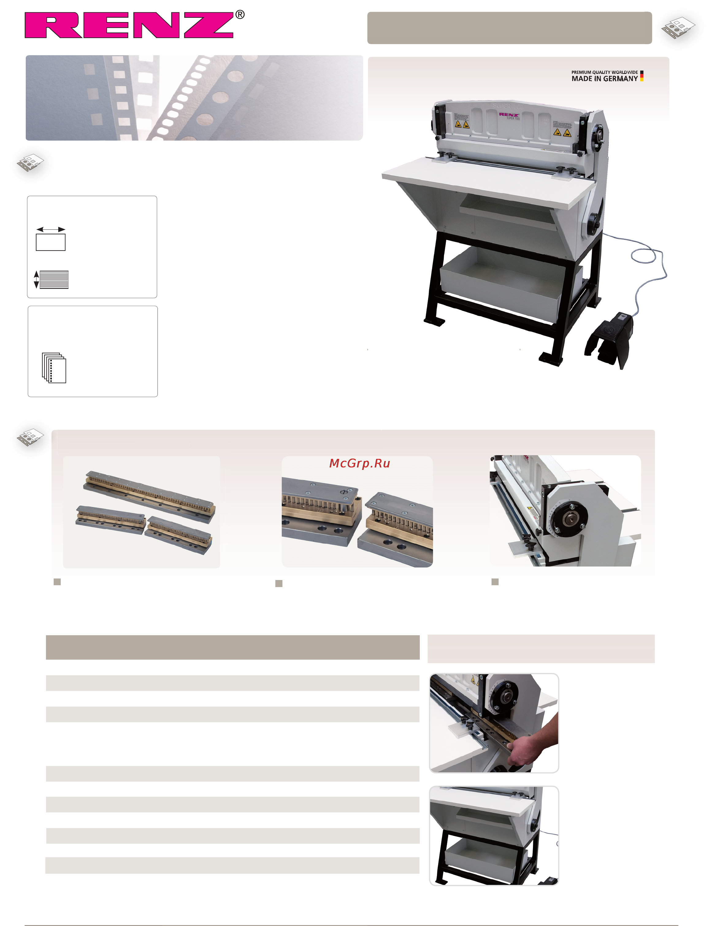 Renz Super 700 Инструкция по эксплуатации онлайн