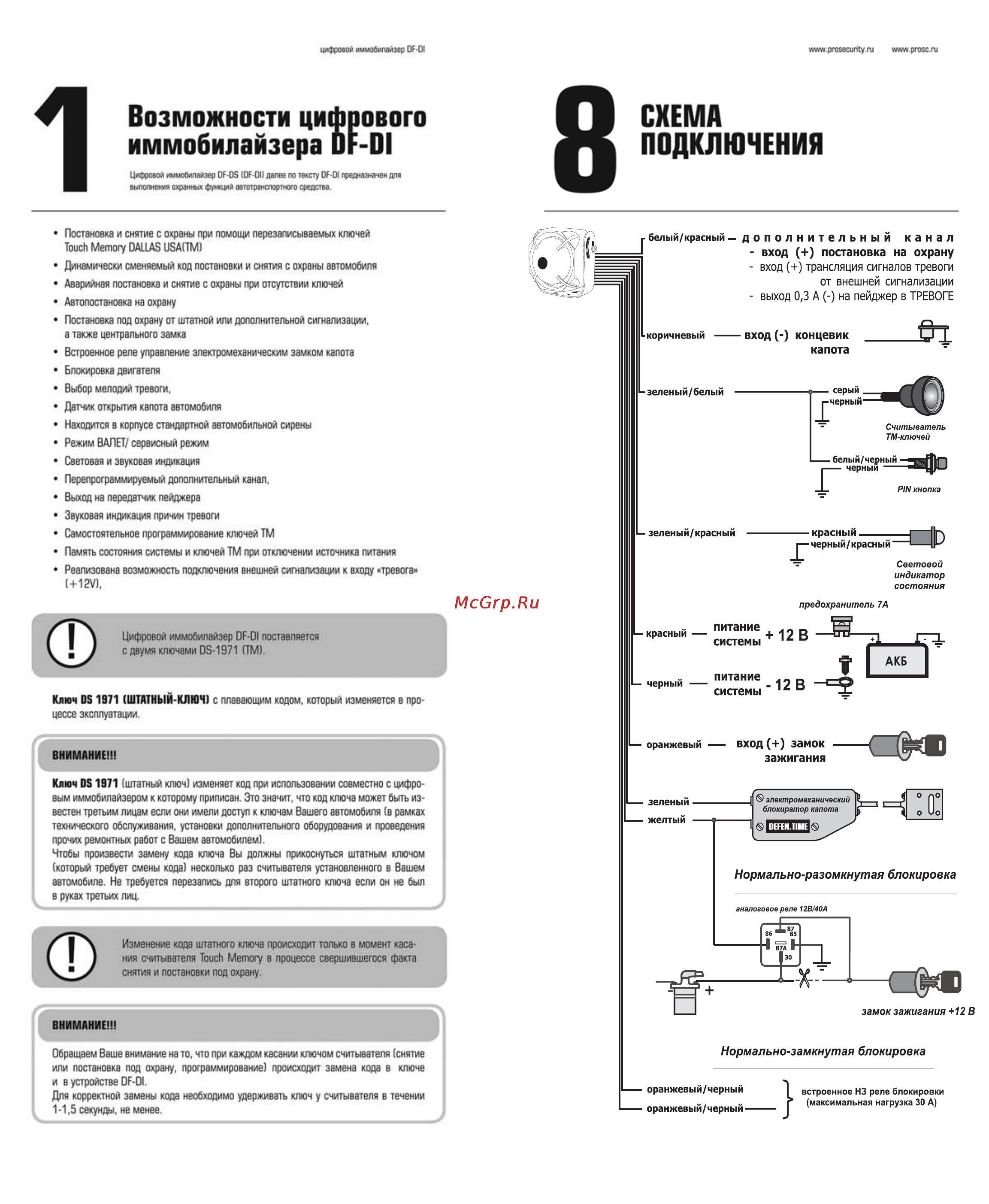 Prosecurity Digital Imm.(DI) Инструкция по эксплуатации онлайн [2/6] 165043