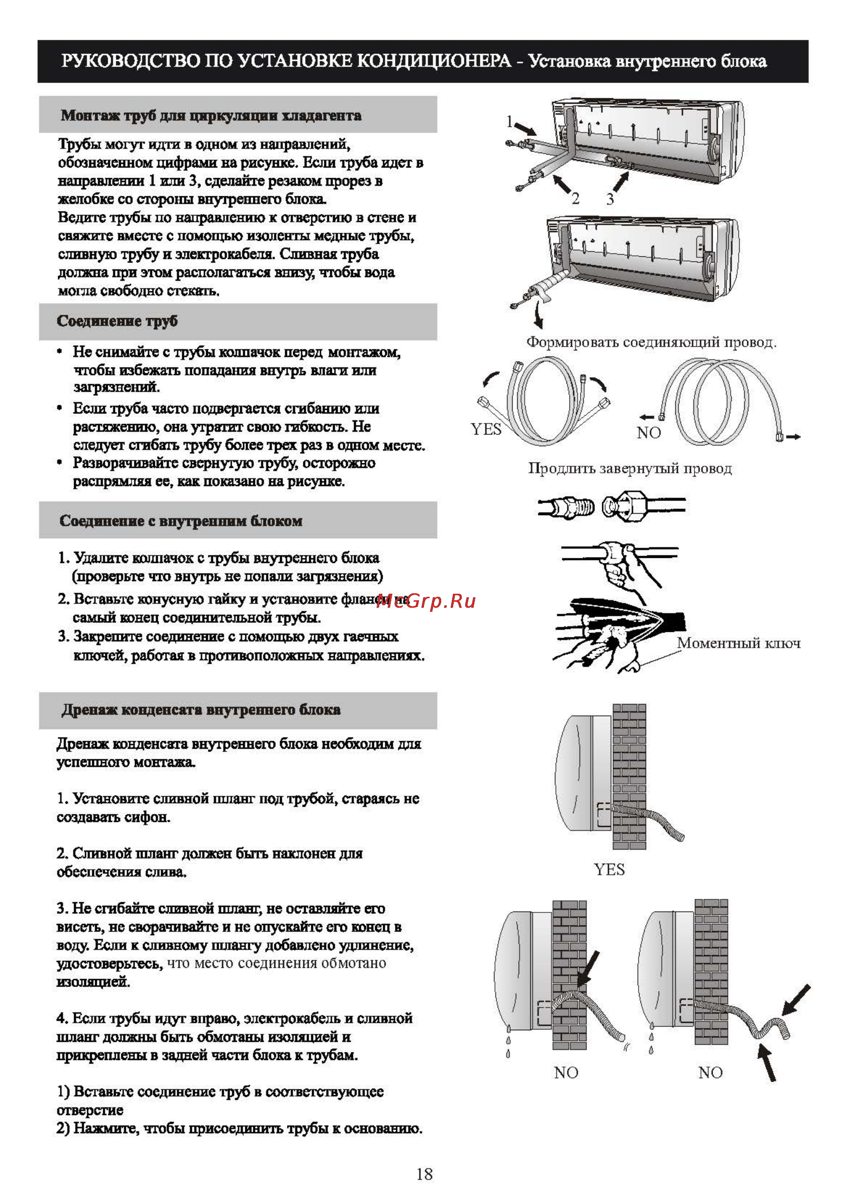 Shivaki MM-058OQ [20/29] Руководство по установке кондиционера установка внутреннего блока