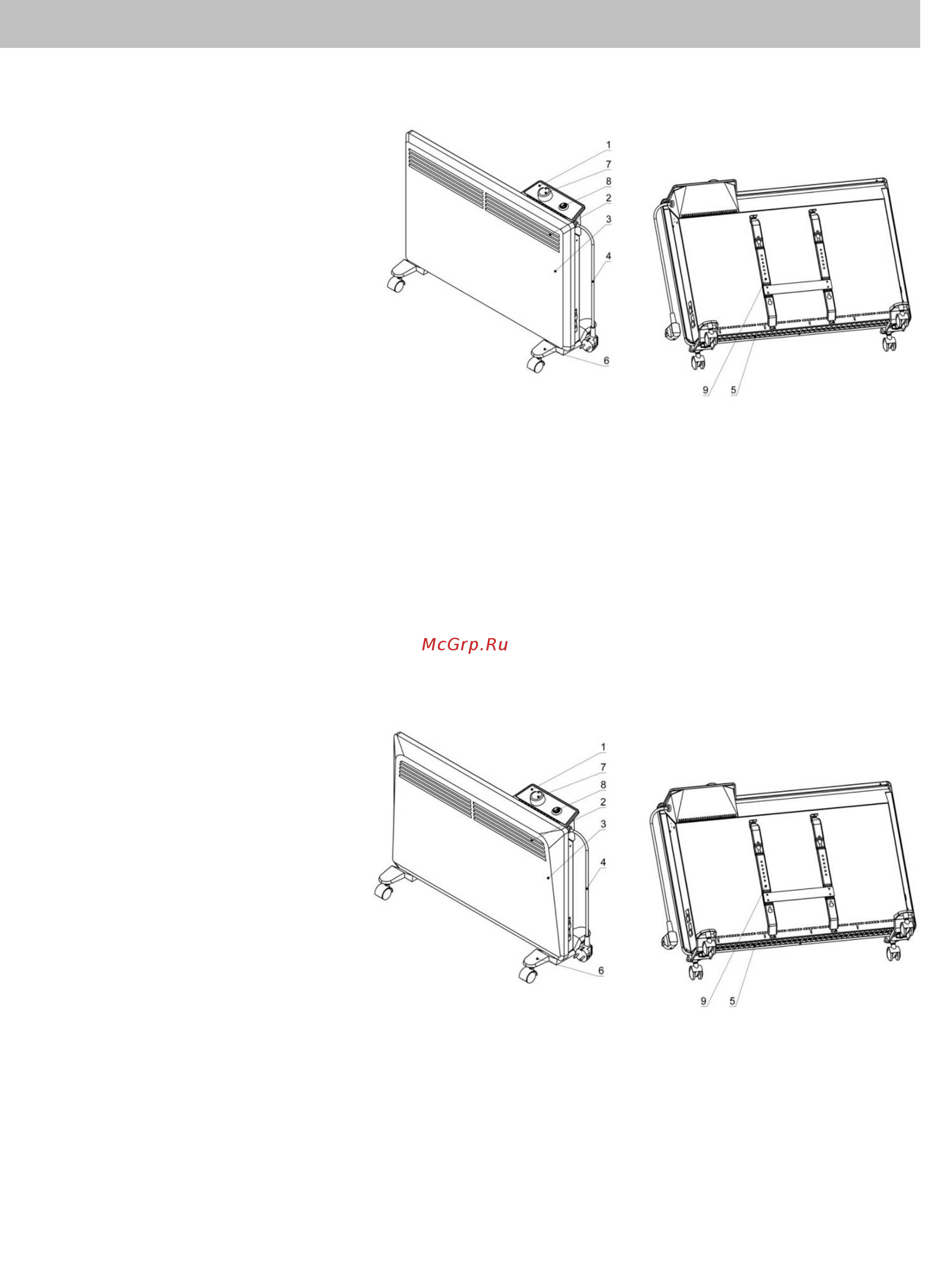 Shivaki SHIF-EC202W [7/14] Устройство конвектора