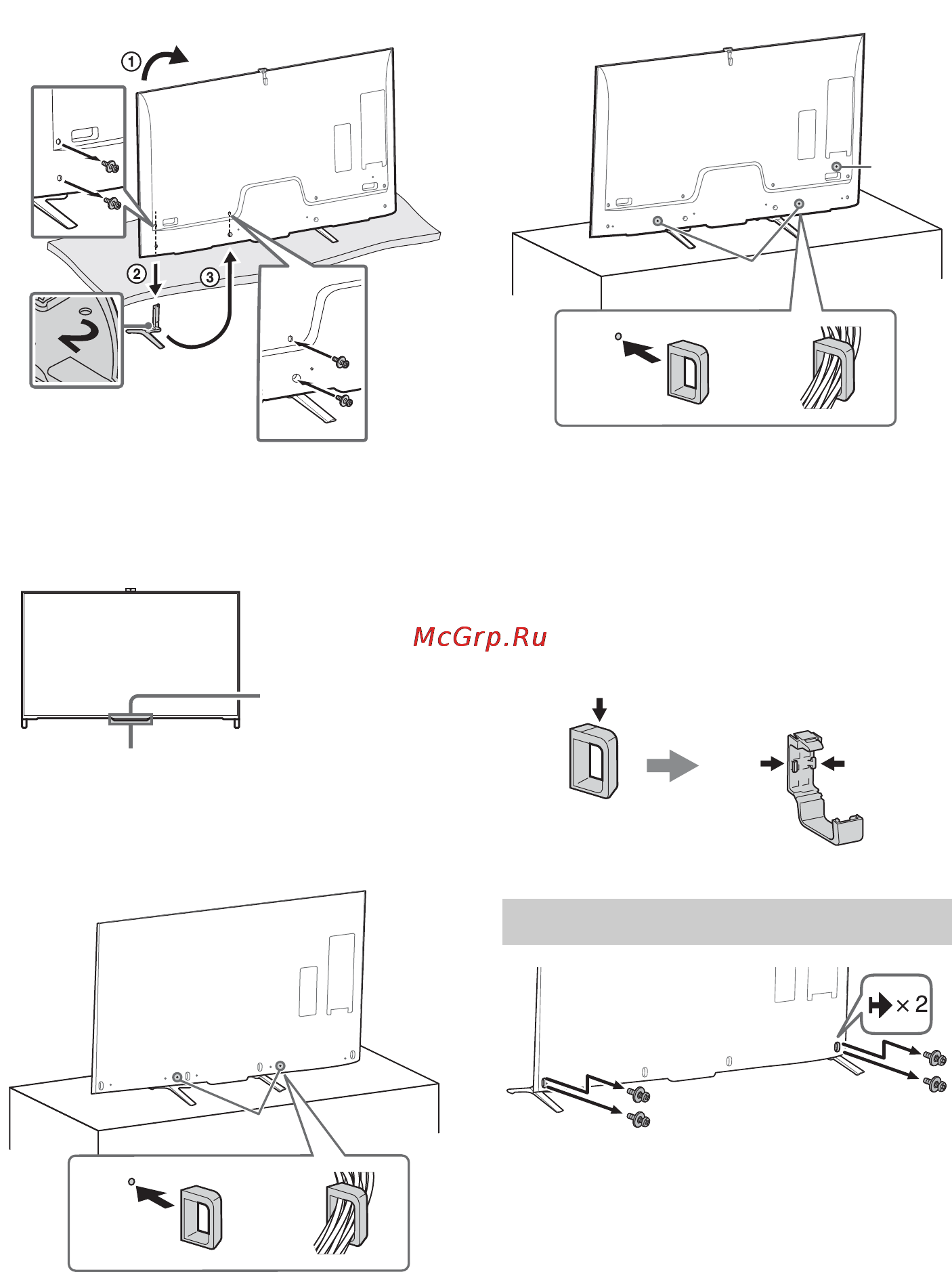 Sony bravia kd-79x9005b [208/428] Slik samler du kablene