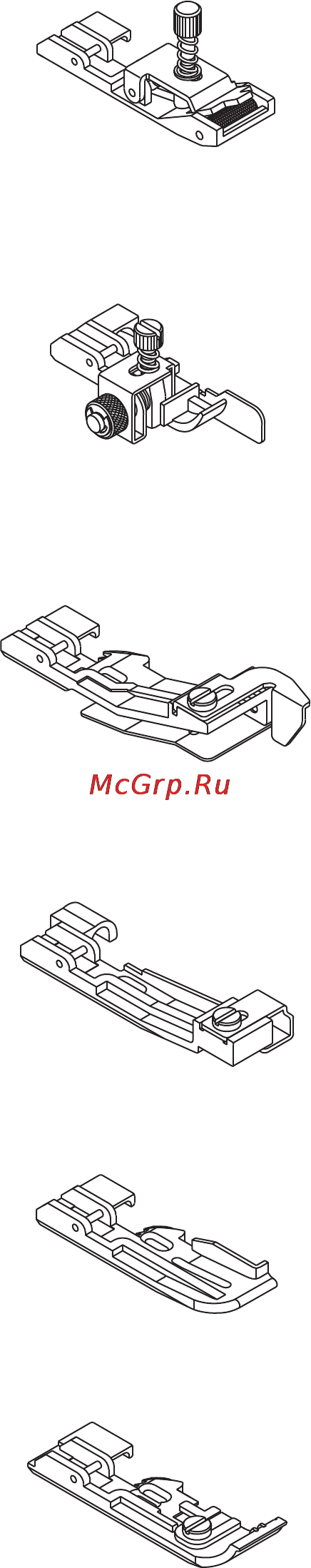 Merrylock 010 [6/34] Дапка для пришивания эластичной ленты