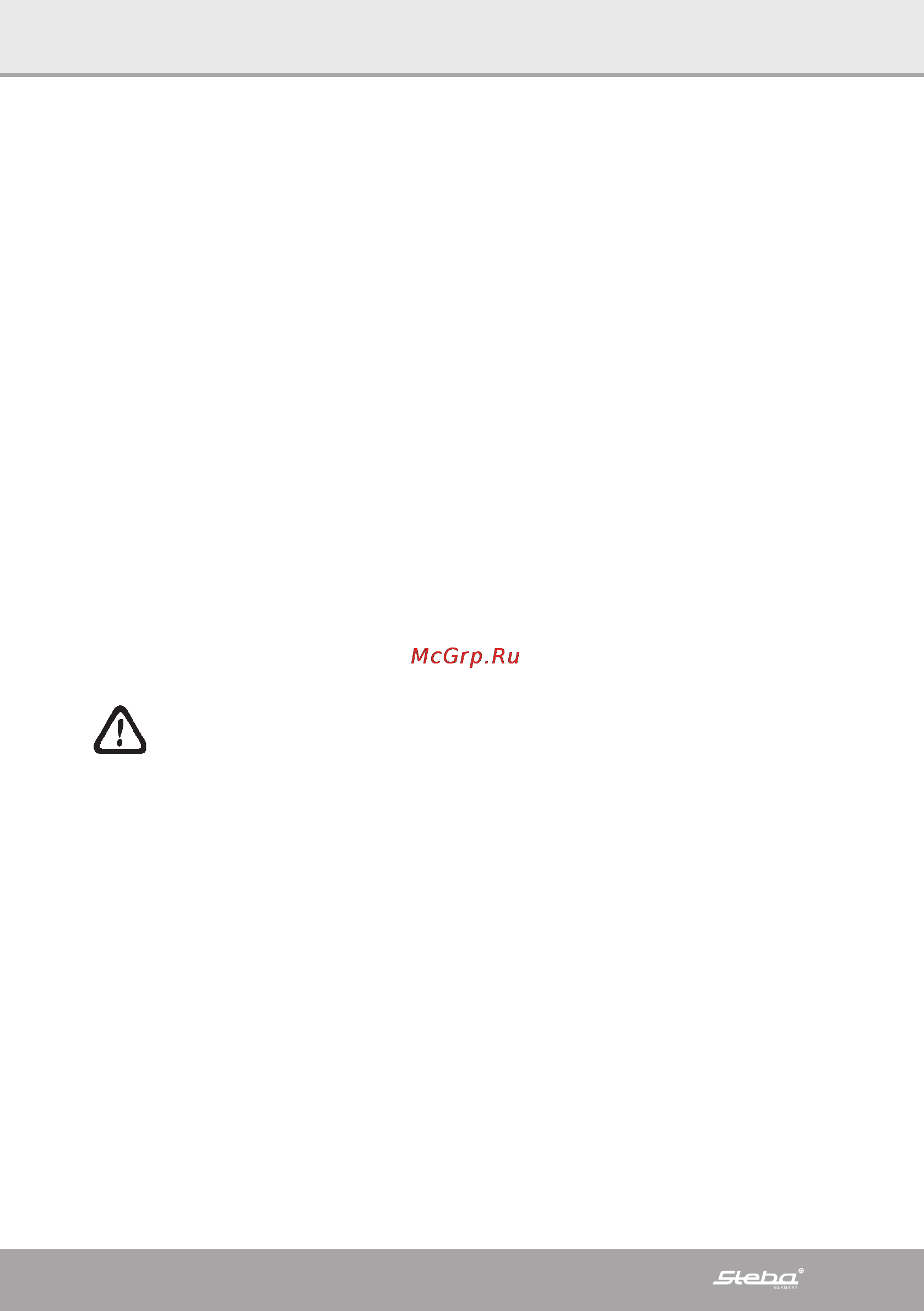 Steba rc 4 plus delux chrom [11/64] Safety information