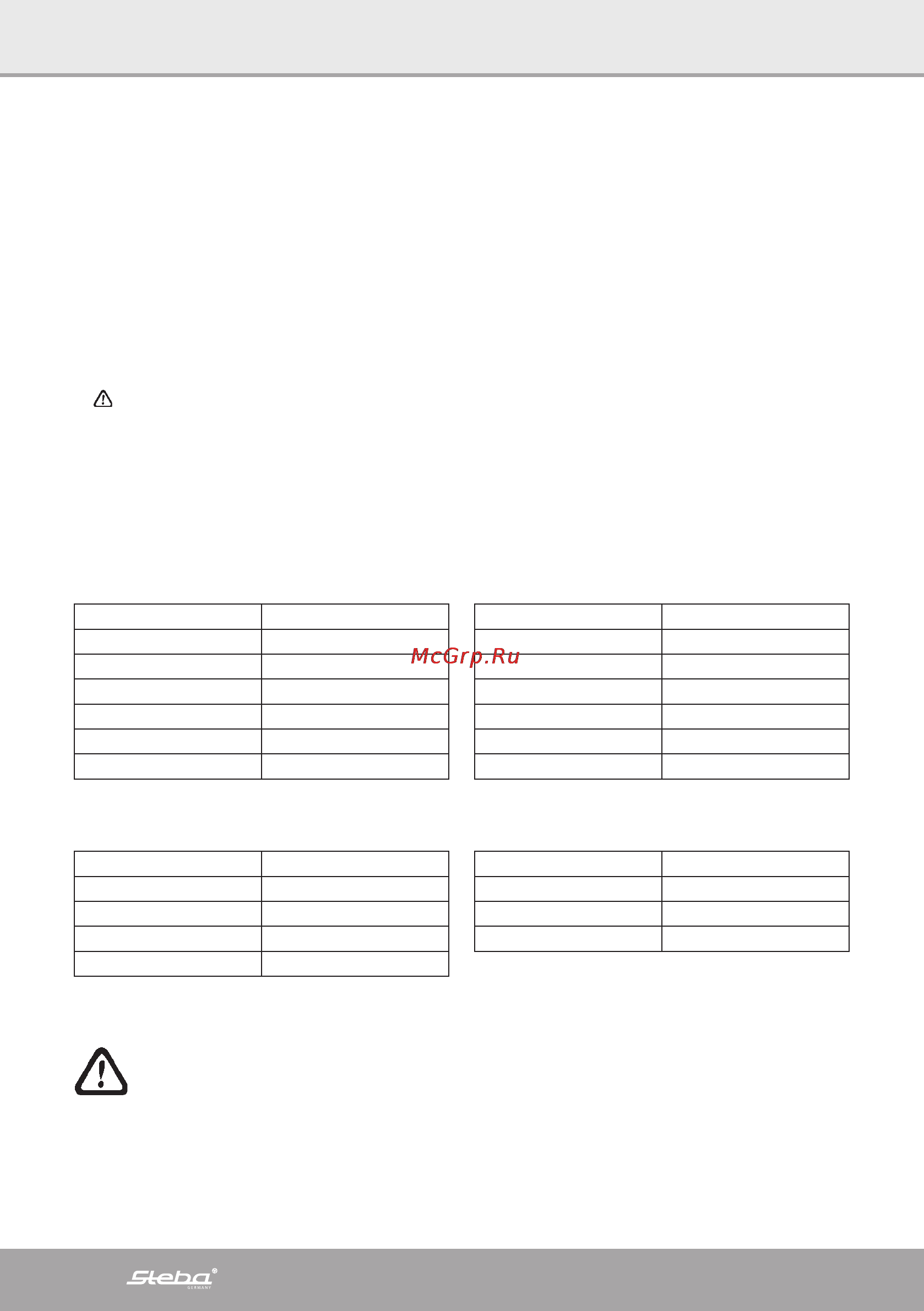 Steba sv 2 [6/52] Allgemein