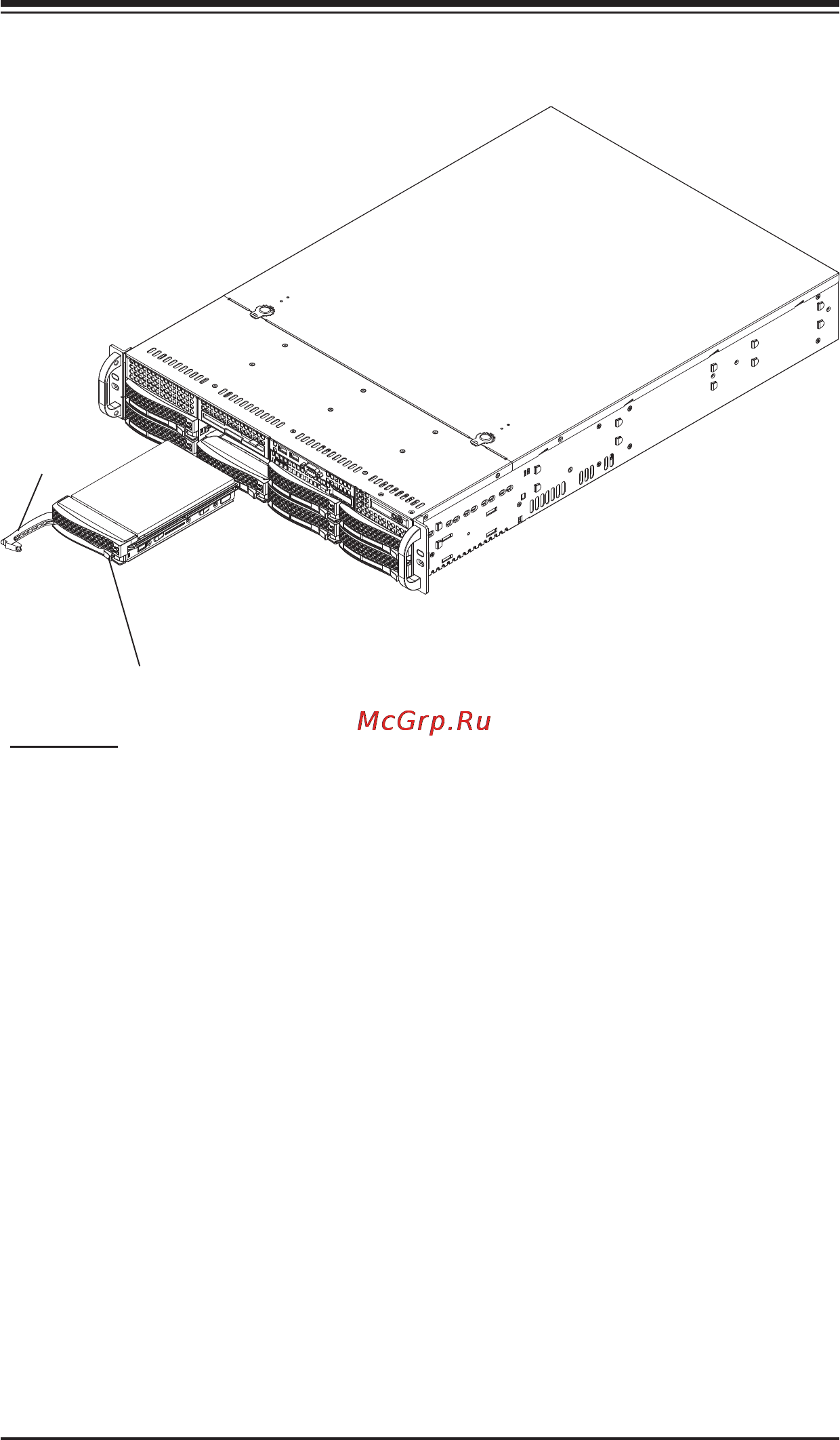 Supermicro SYS-6027R-TRF [85/122] Hard drive backplane