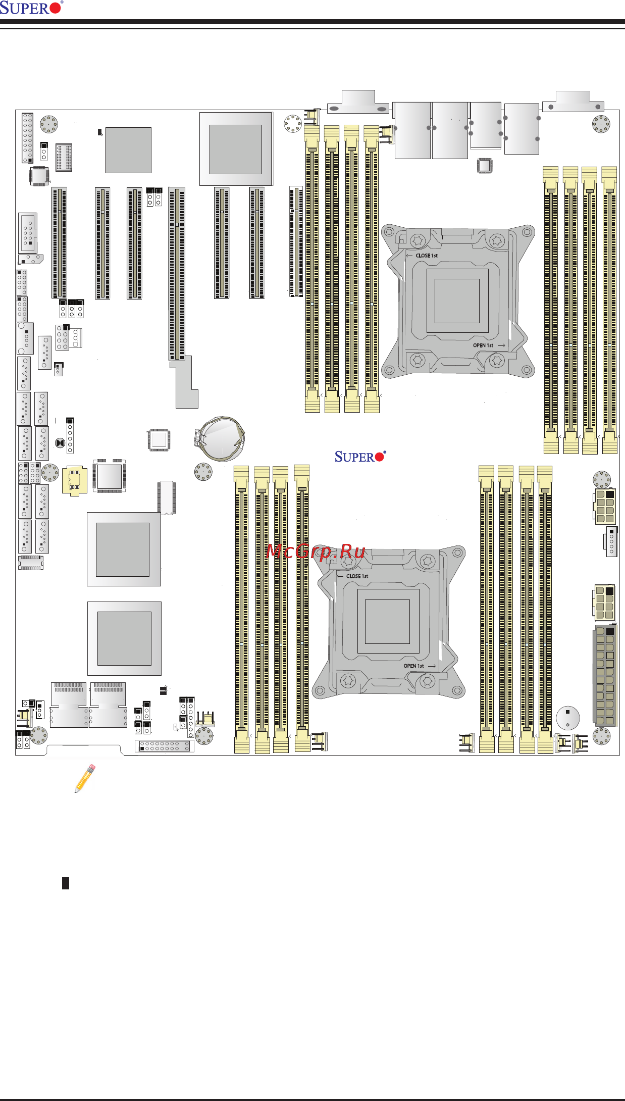 Supermicro X9DRH-IF-O [12/115] X9drh 7f if if nv 7tf itf quick reference