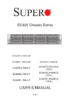 Supermicro CSE-826E1-R800LPB Инструкция по эксплуатации