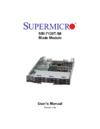 Supermicro Blade SuperMicro SBI-7126T-S6 Инструкция по эксплуатации