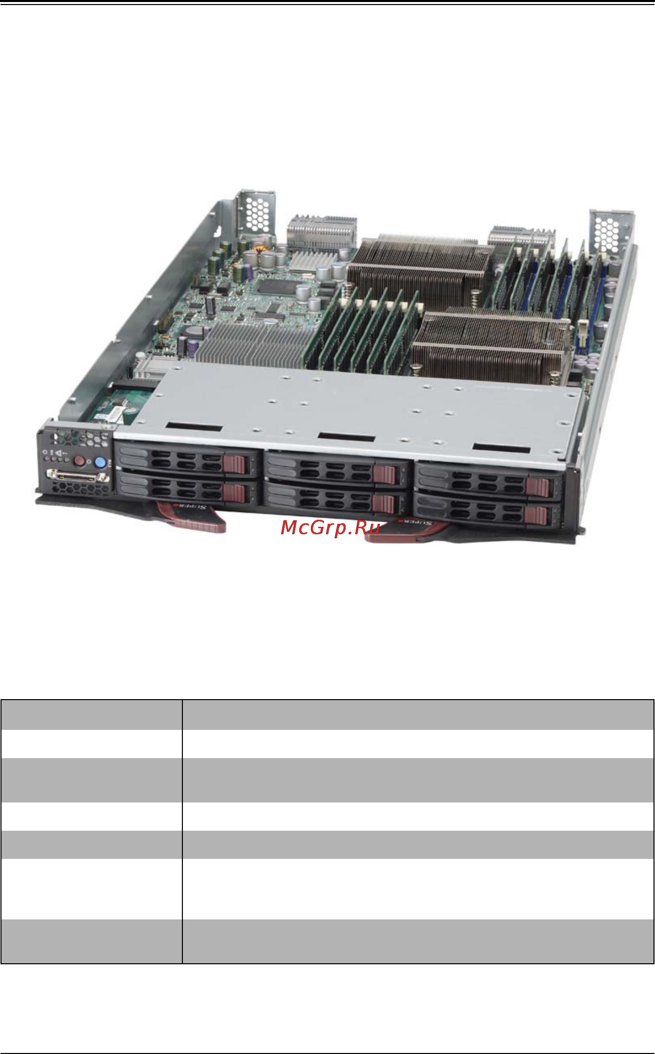 Supermicro Blade SuperMicro SBI-7126T-S6 [31/74] Figure 4 1 sbi 7126t s6 blade module front view