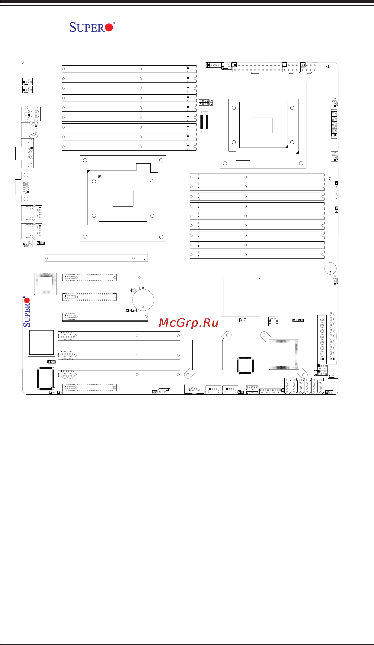 Supermicro X8DTN+ [11/99] X8dtn x8dtn lr motherboard layout