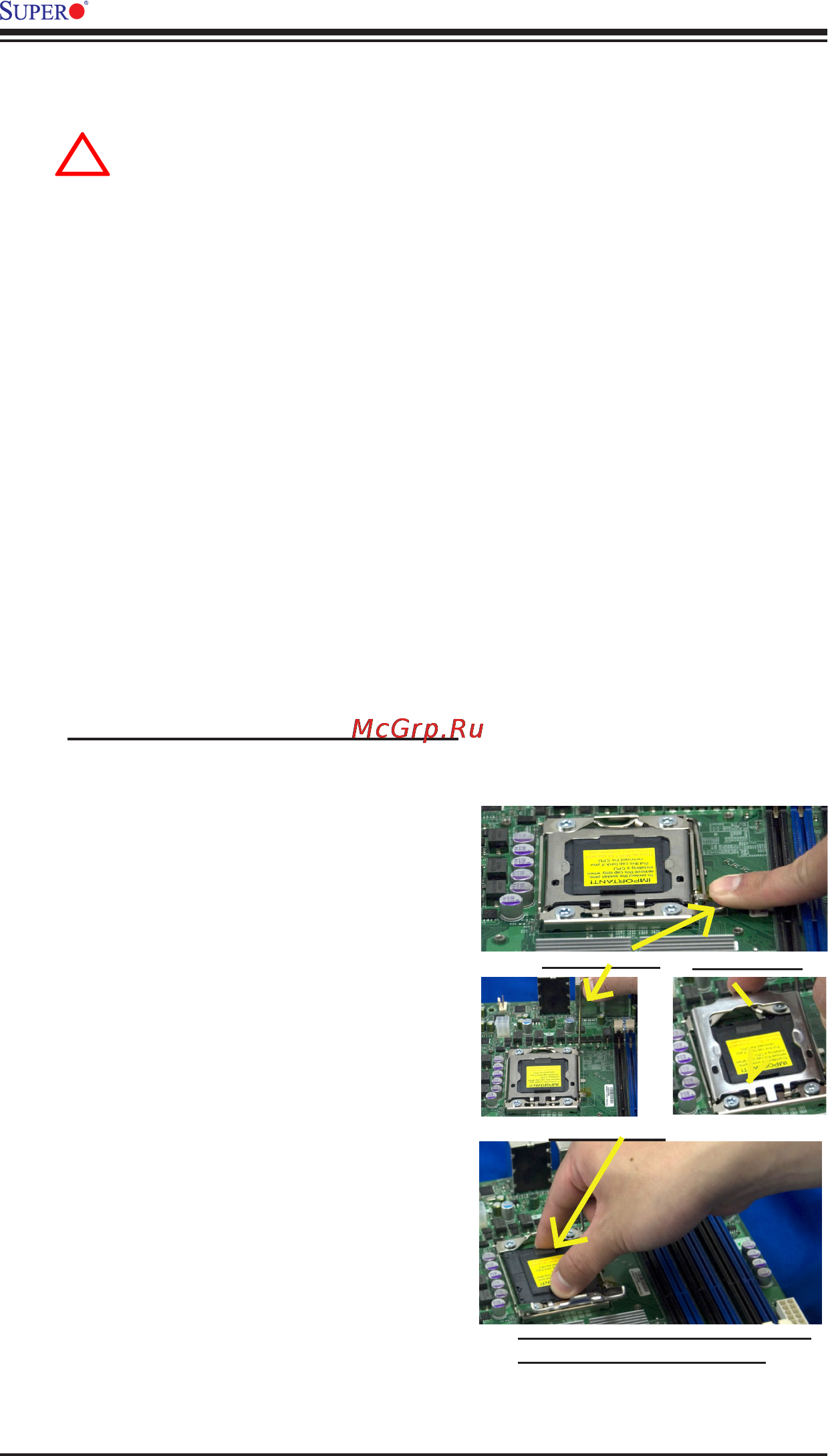 Supermicro X8DTN+ [24/99] 2 processor and heatsink installation