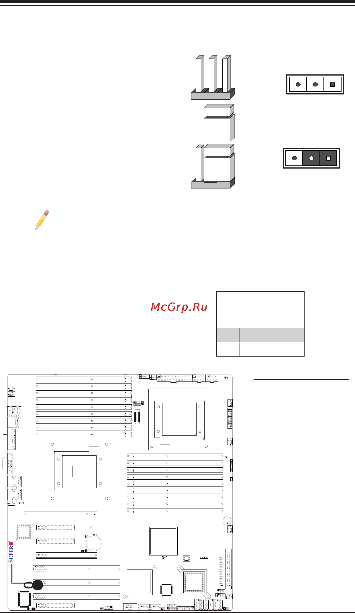 Supermicro X8DTN+ [53/99] 7 jumper settings