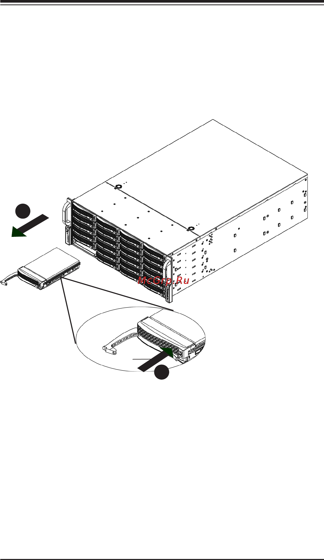 Supermicro CSE-846TQ-R900B [42/160] 4 installing front hard drives