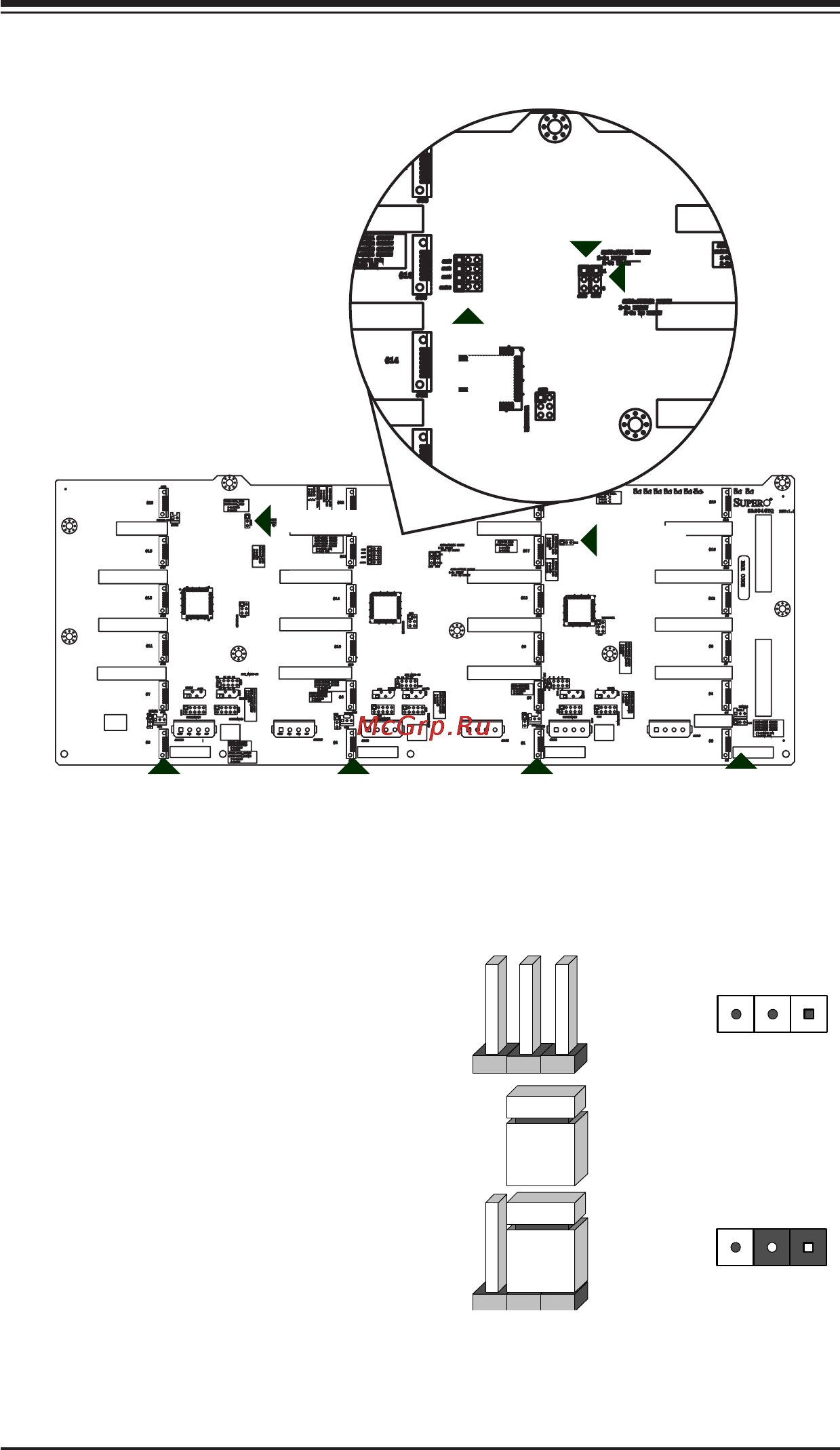 Supermicro SC846E16-R1200B [89/160] B 6 rear jumper locations and pin definitions
