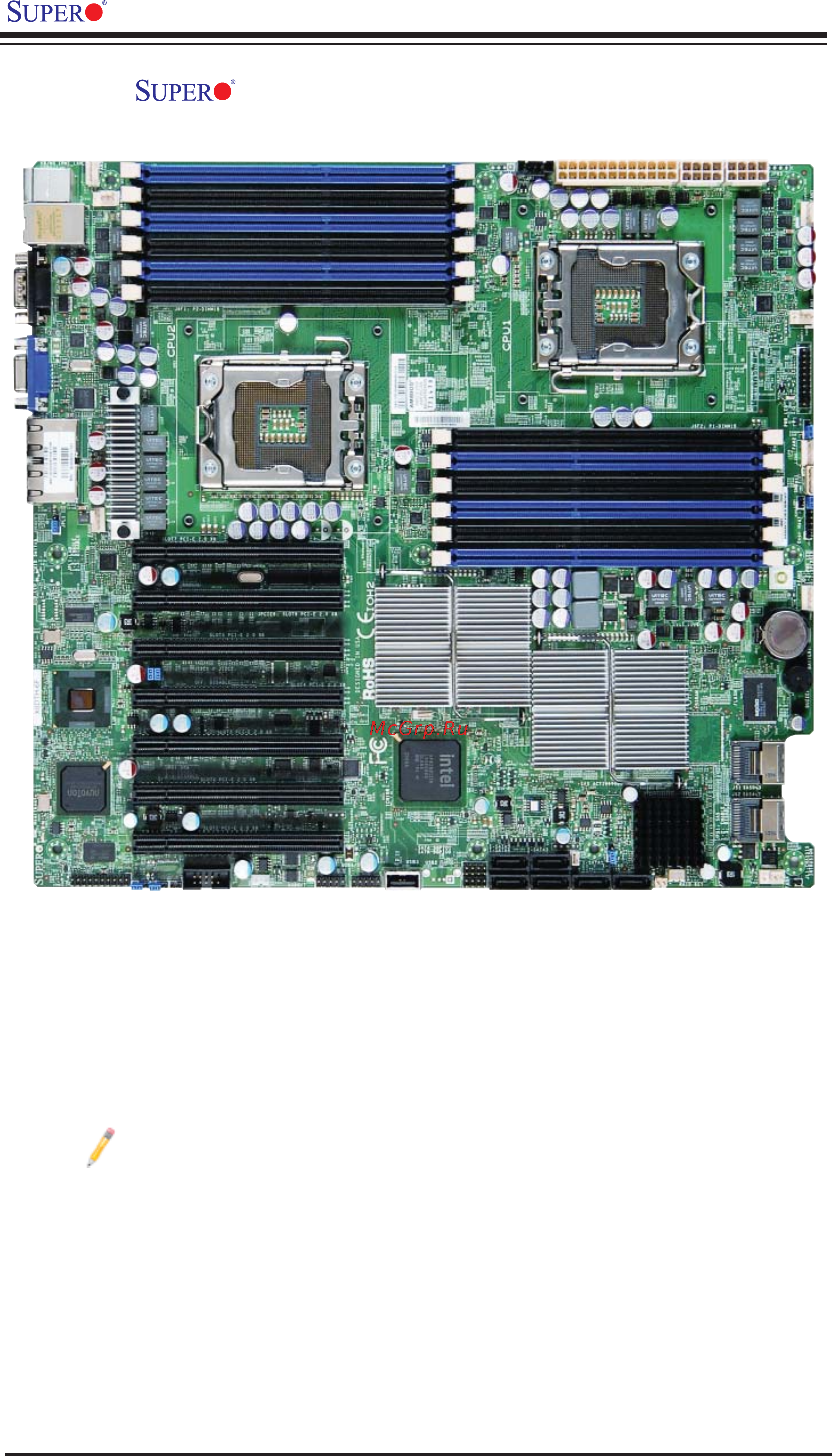 Supermicro X8DTH-iF Инструкция по эксплуатации онлайн [10/96] 165678