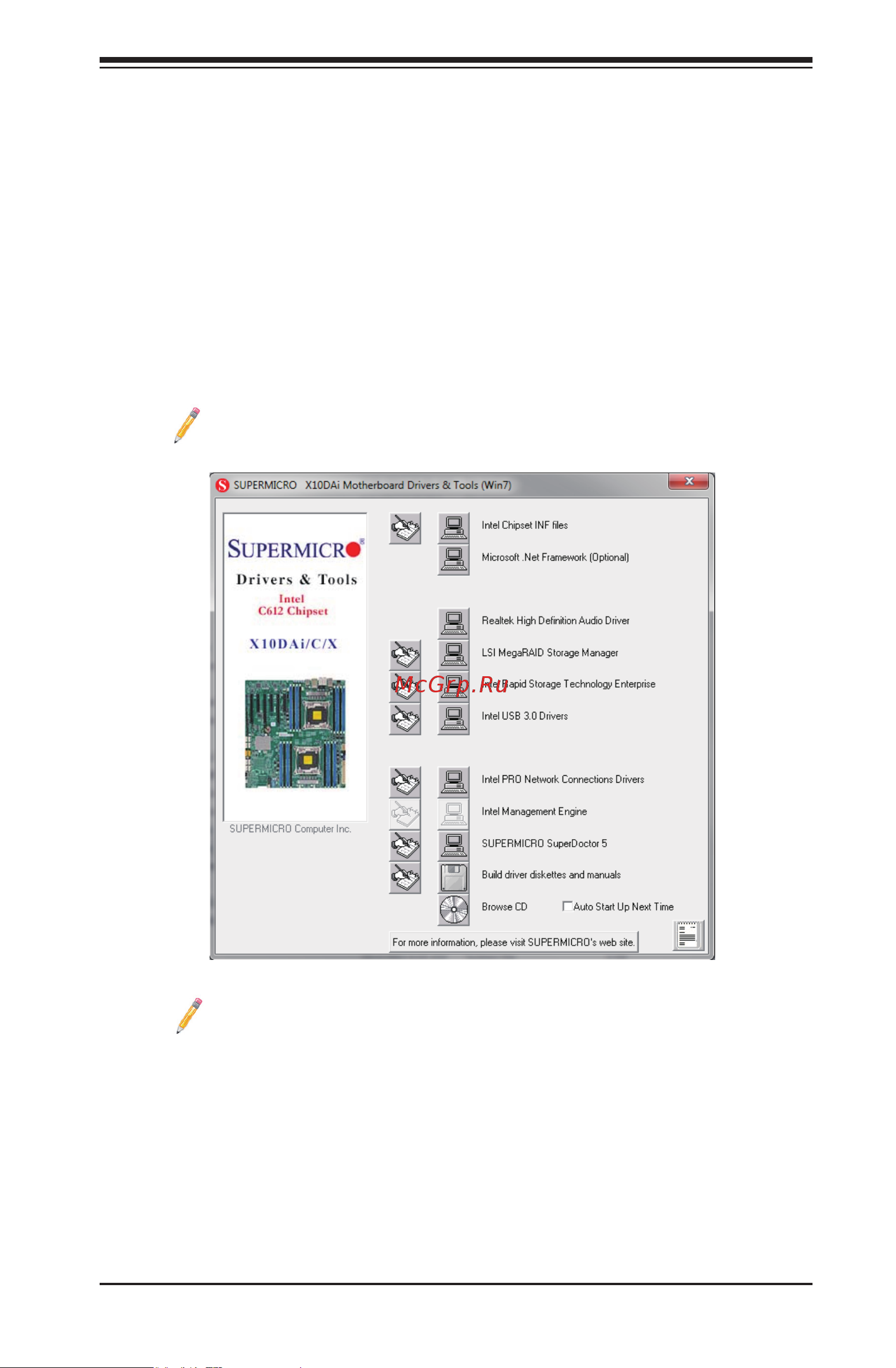 Supermicro x10dai-b [105/111] Appendix b software installation instructions
