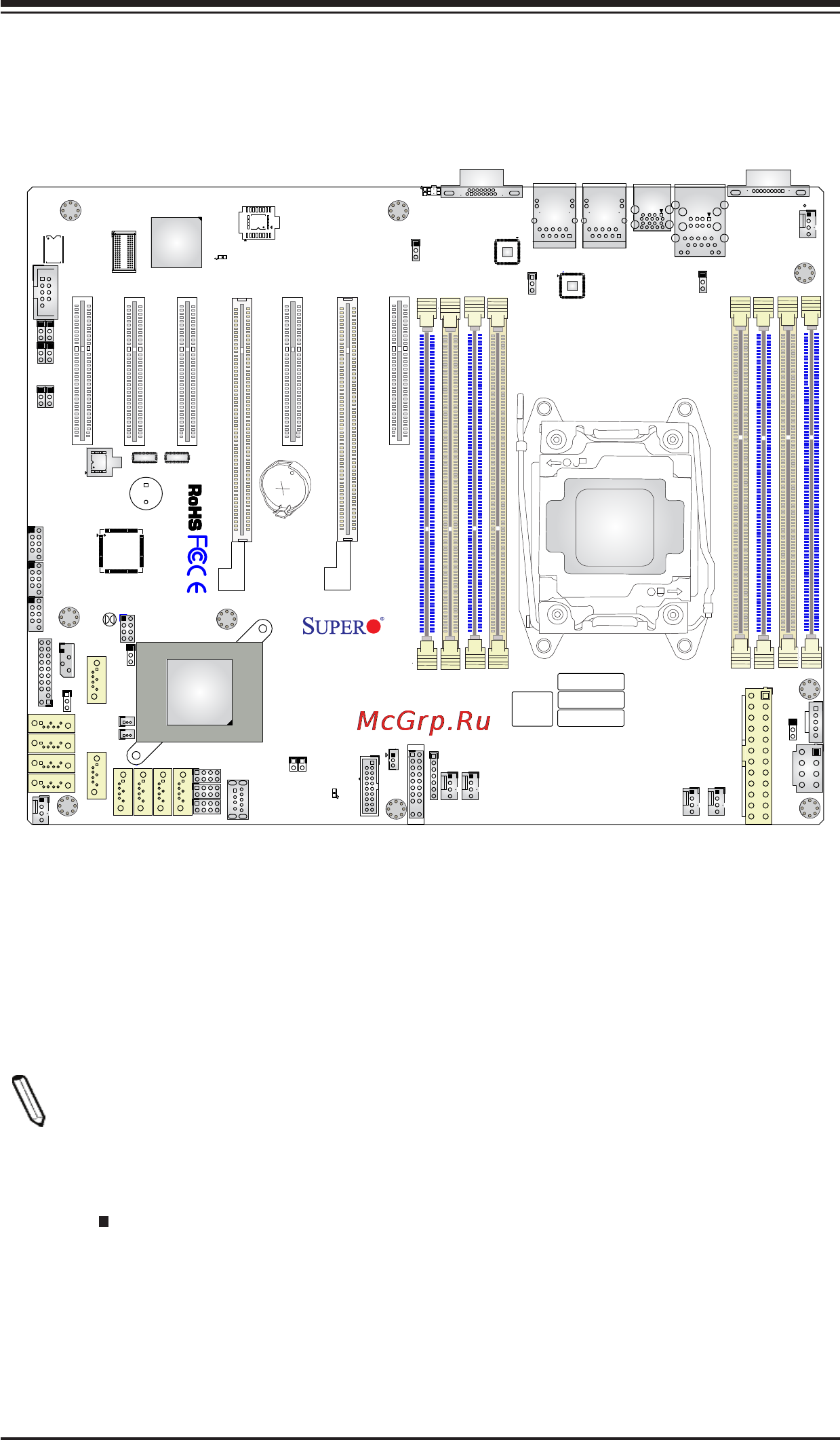 Supermicro x10srl-f-o [17/129] Indicates the location of pin 1