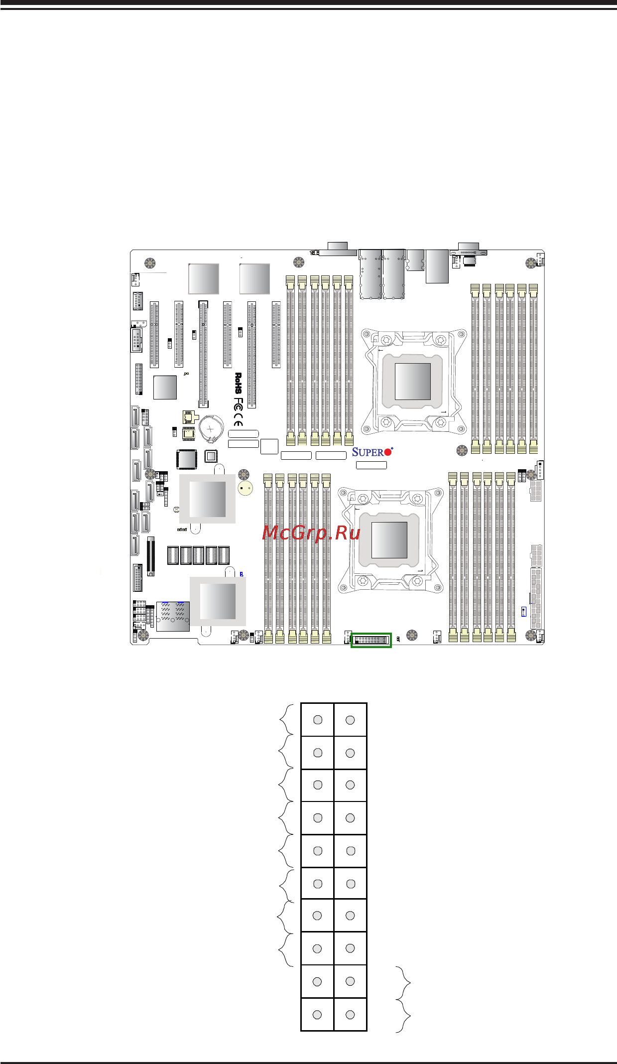 Supermicro x10dri-t4+ [43/121] Front control panel