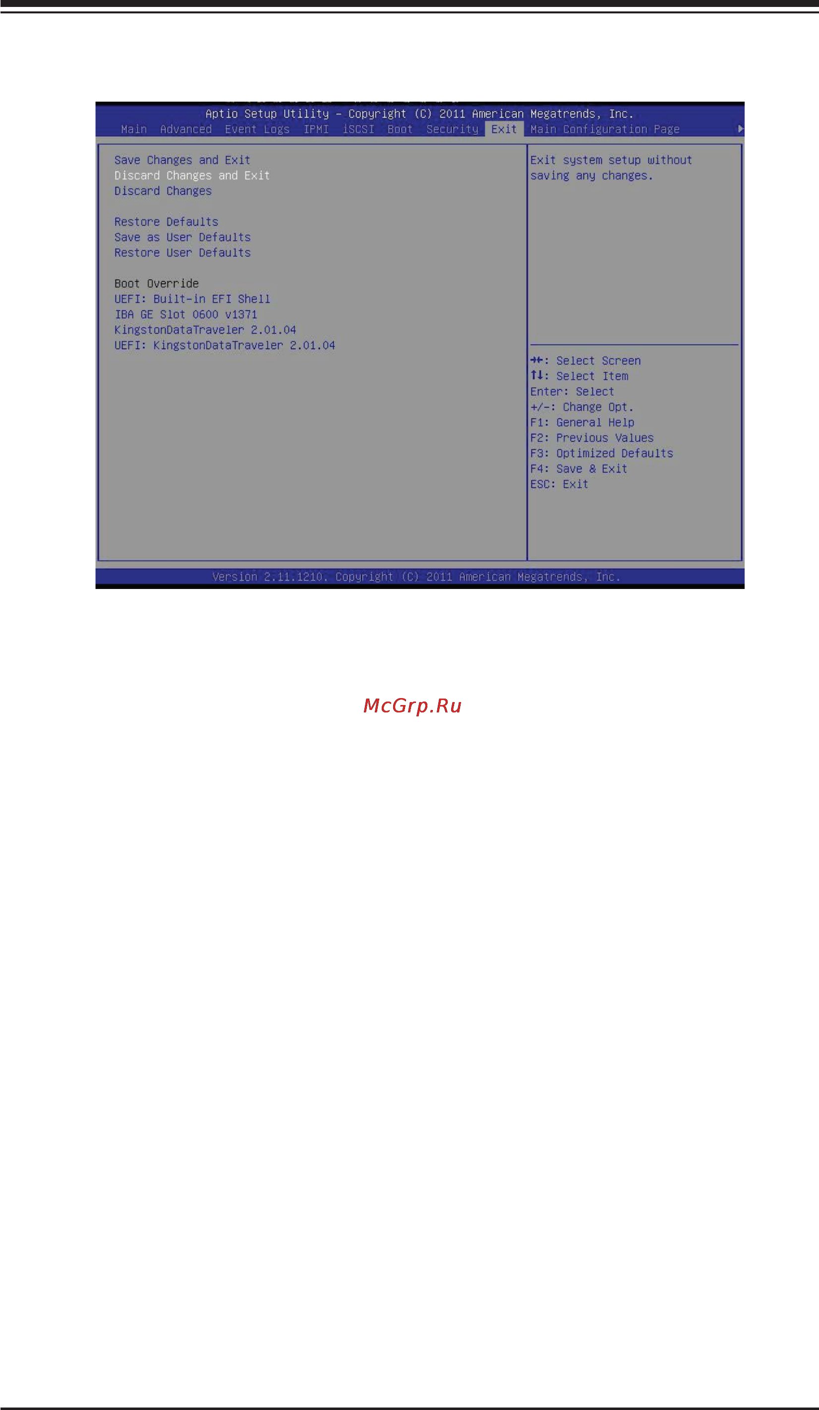 Supermicro sys-5017r-mtf [93/106] 9 exit options