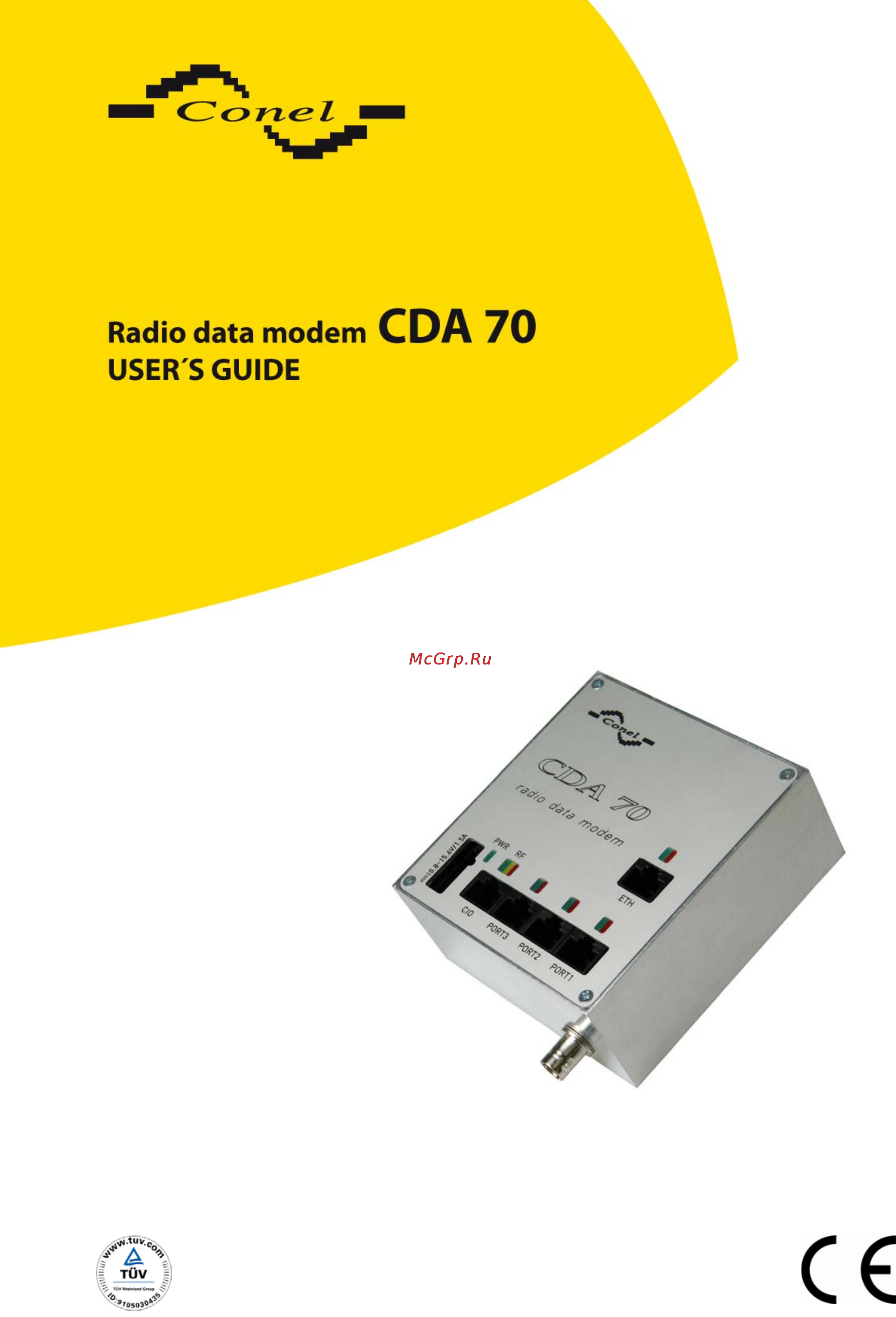 CONEL CDA 70 Инструкция по эксплуатации онлайн