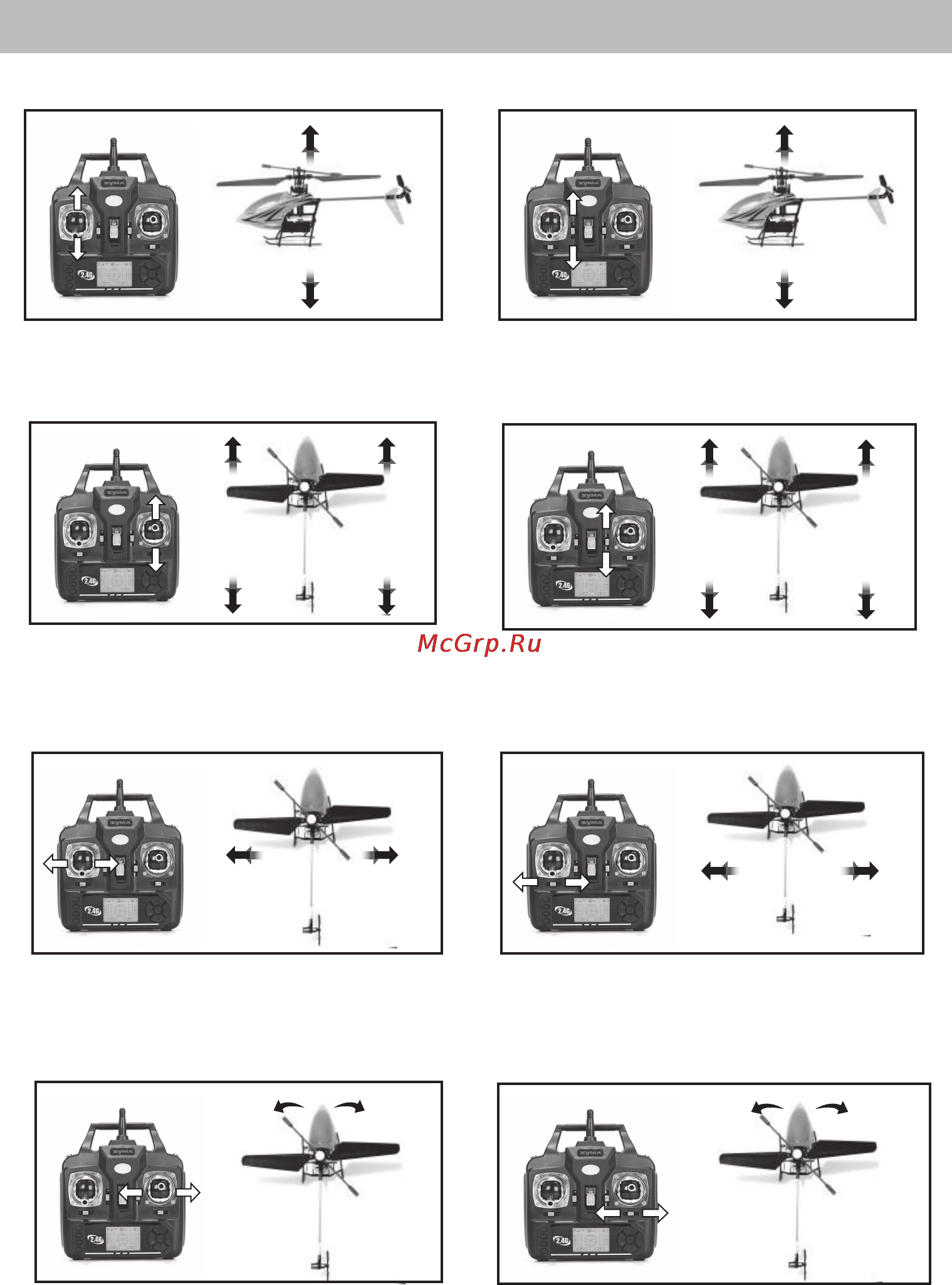 Syma f3 [7/12] Operation direction fine tuning operation