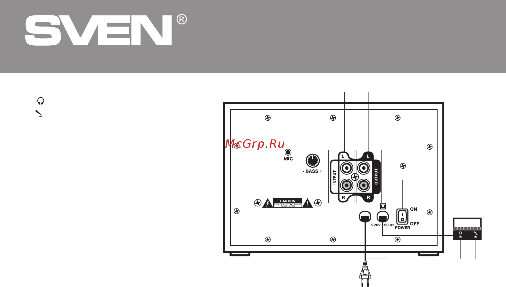 Sven ms-1085 [16/20] Multimedia speaker system