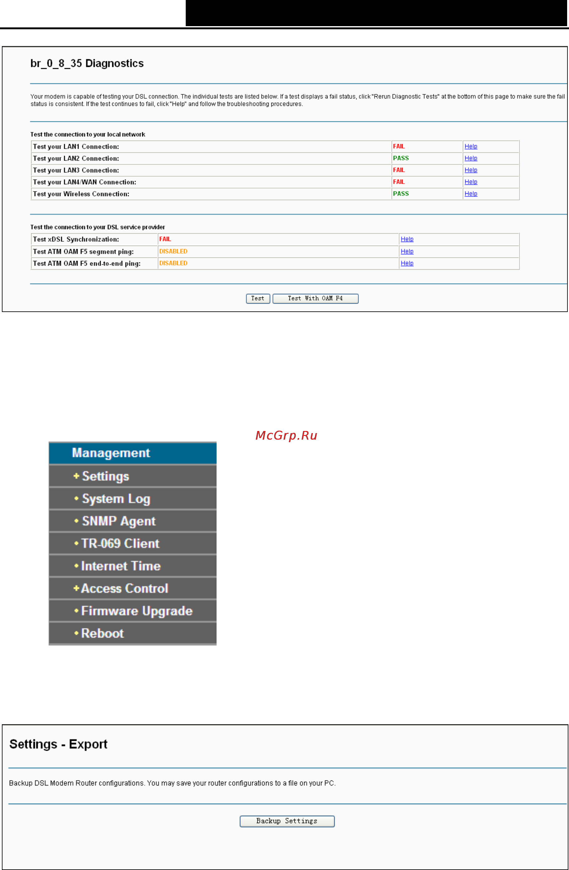 Tp-Link td-w8950n [80/98] Settings